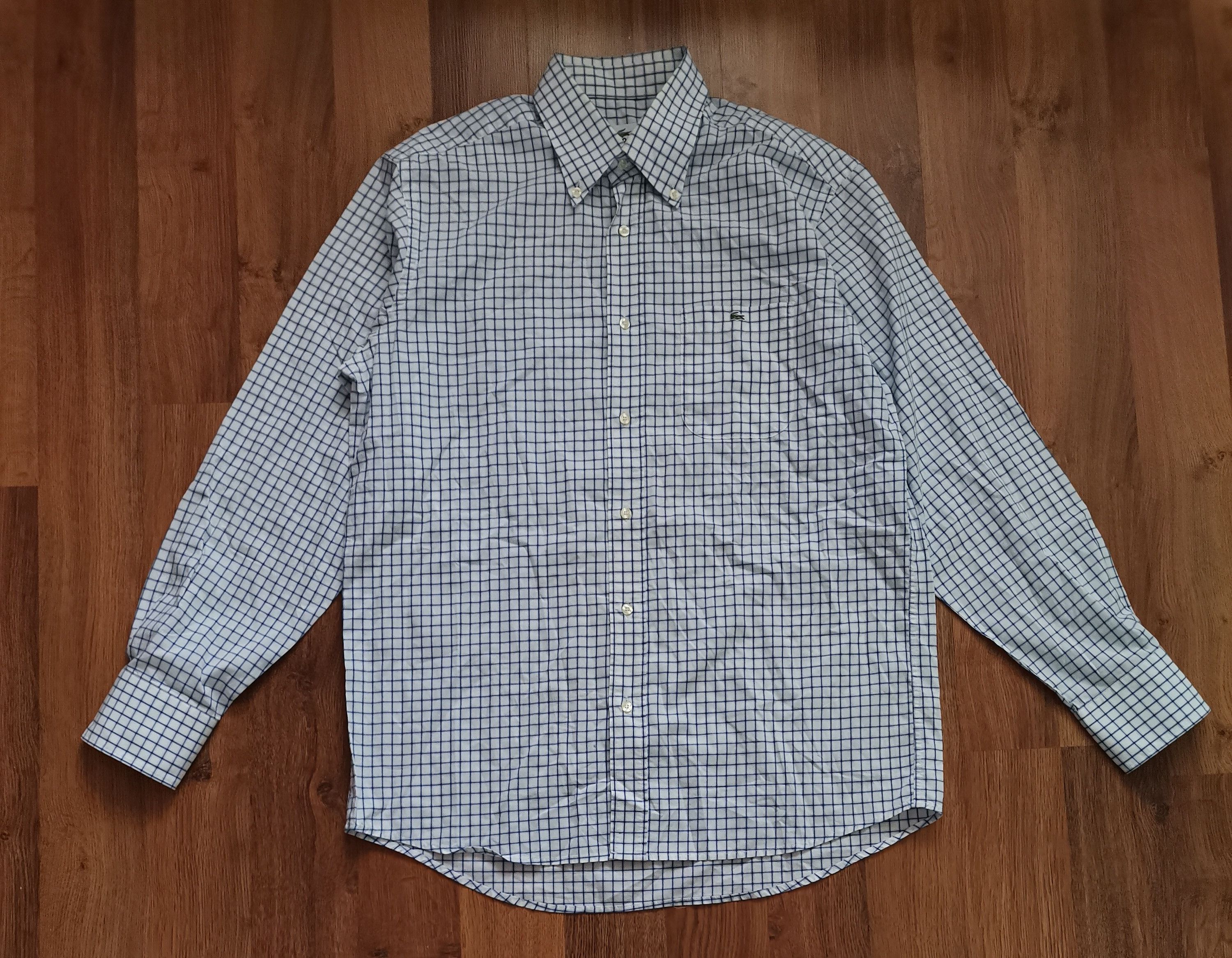 Lacoste Lacoste Checkered Shirt Size US XL / EU 56 / 4 - 1 Thumbnail