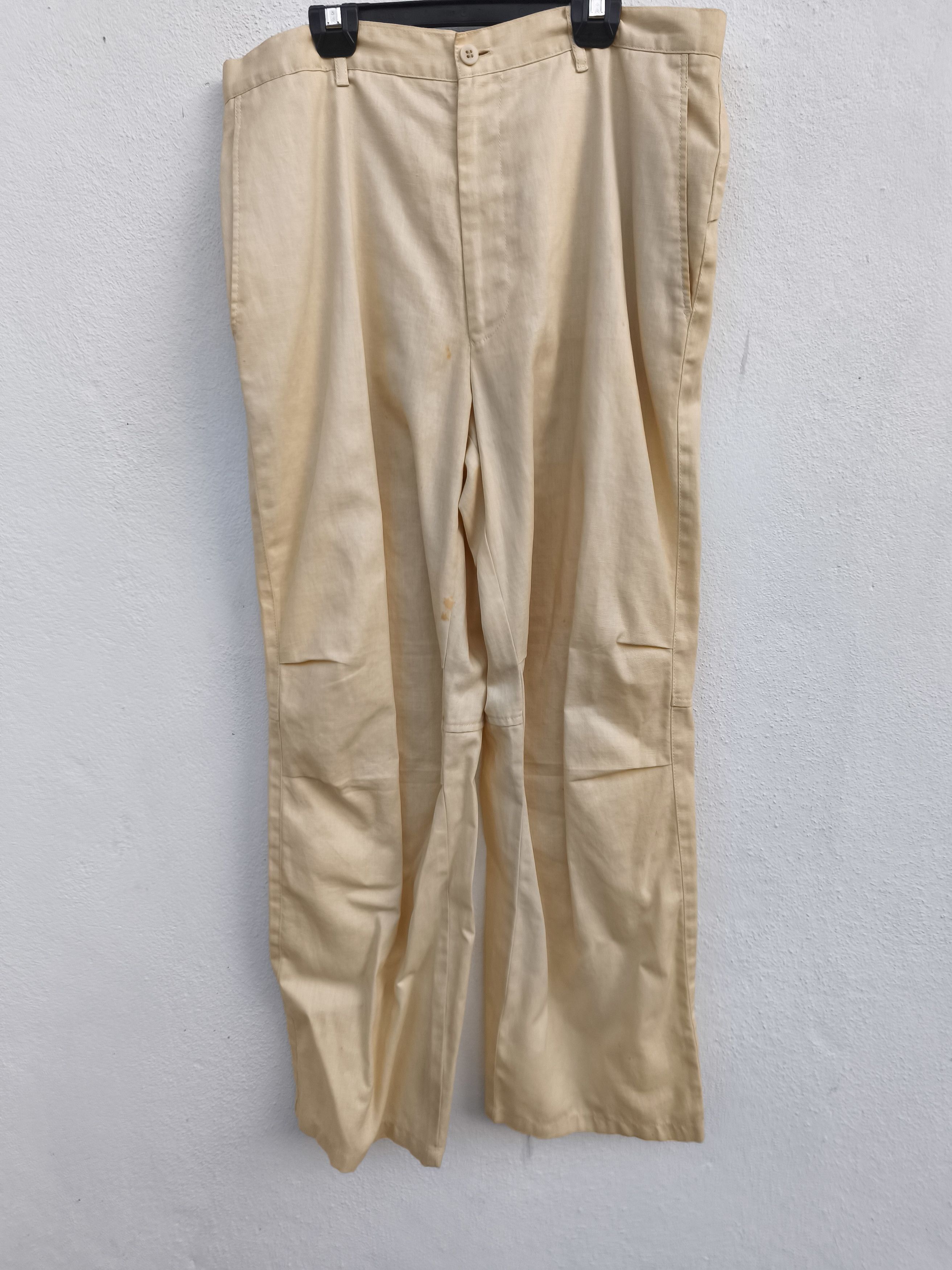 Tete Homme 🔥 Vintage TETE Homme Linen Pants by Issey Miyake Baggy Size US 33 - 1 Thumbnail
