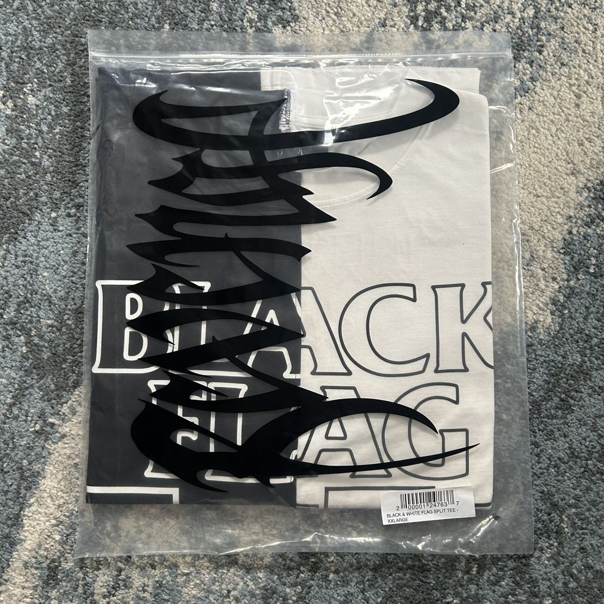 Revenge SPLiT “UNTiTLED” SHOWCASE ONE BLACK FLAG DiSTRESSED BOXY TEE Size US XXL / EU 58 / 5 - 19 Thumbnail
