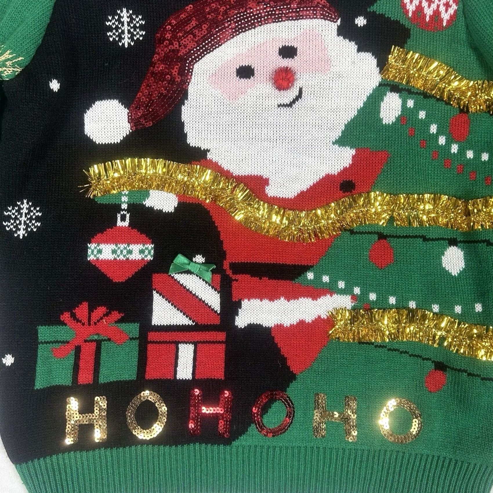 Vintage VINTAGE Ugly Christmas Sweater Womens Juniors XL 15-17 Festive Funny Party Holiday Santa Size XL / US 12-14 / IT 48-50 - 2 Thumbnail