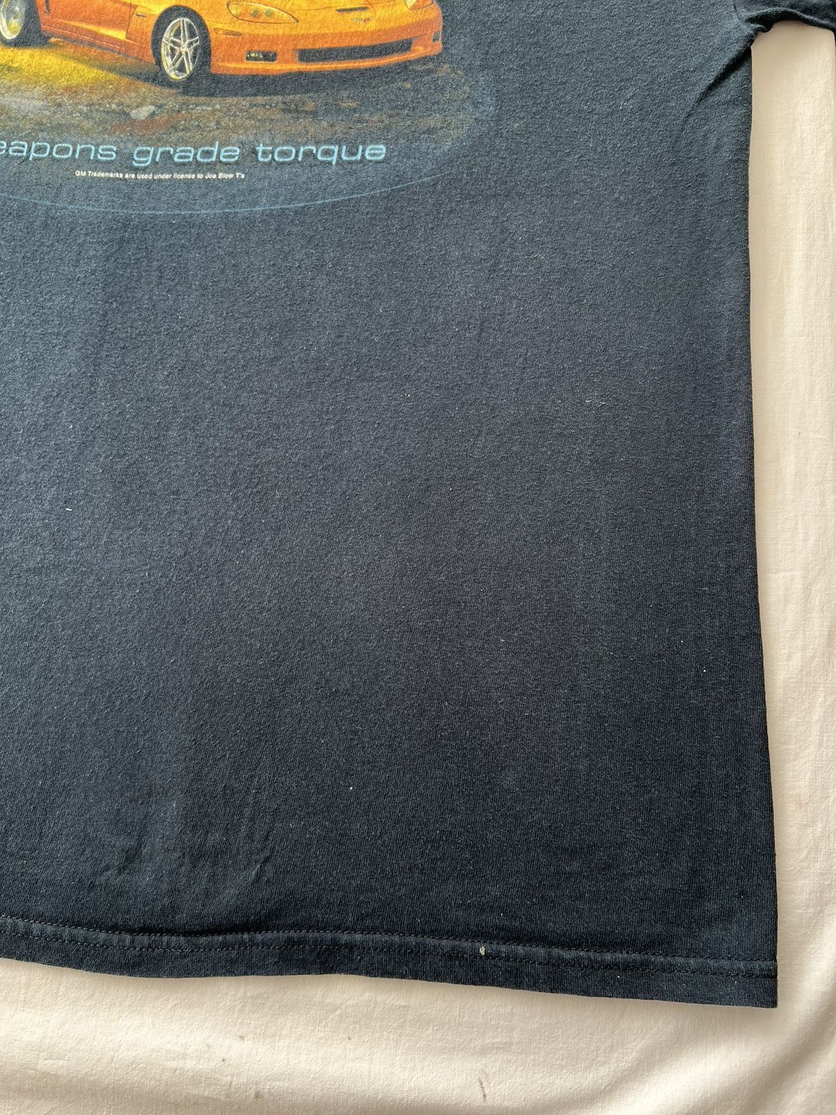 Vintage Vintage 2000s Chevrolet Corvette Z06 505 HP Black T-shirt Size US XL / EU 56 / 4 - 17 Thumbnail