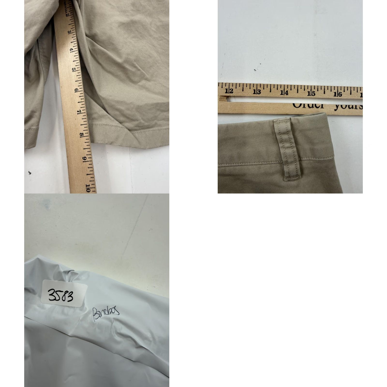 Bonobos Bonobos Shorts Mens 30 Beige Stretch Chino Flat Front 9 Inseam Casual Summer Size US 30 / EU 46 - 8 Thumbnail