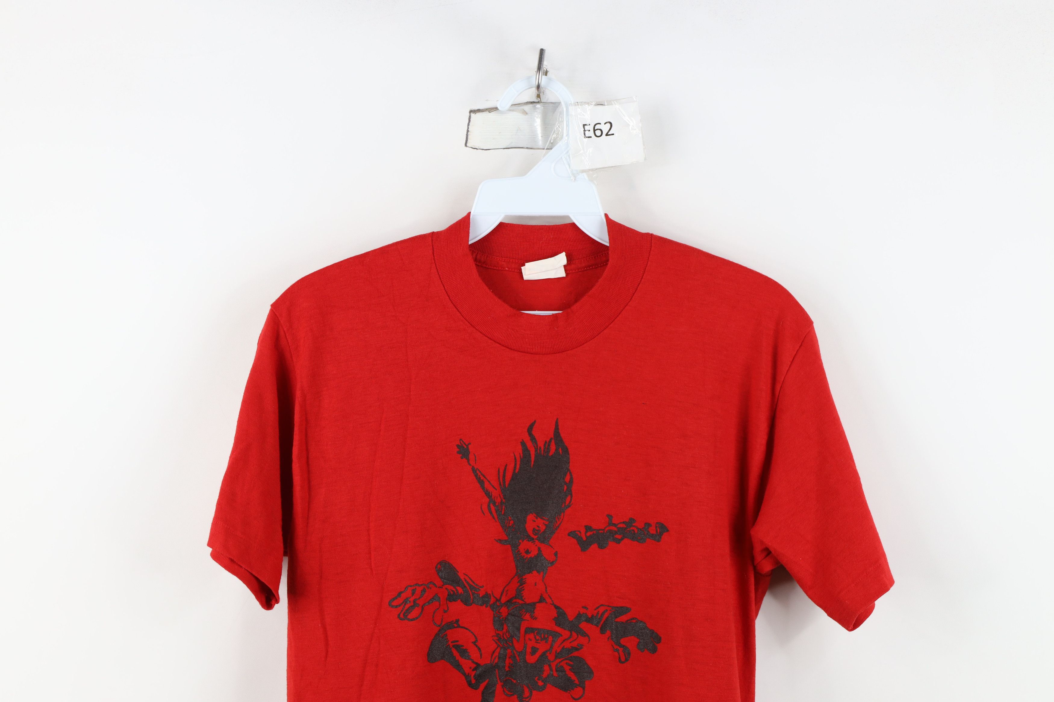 Vintage Vintage 70s 80s Girl Do It In The Air Sky Diving T-Shirt USA Size US M / EU 48-50 / 2 - 2 Thumbnail