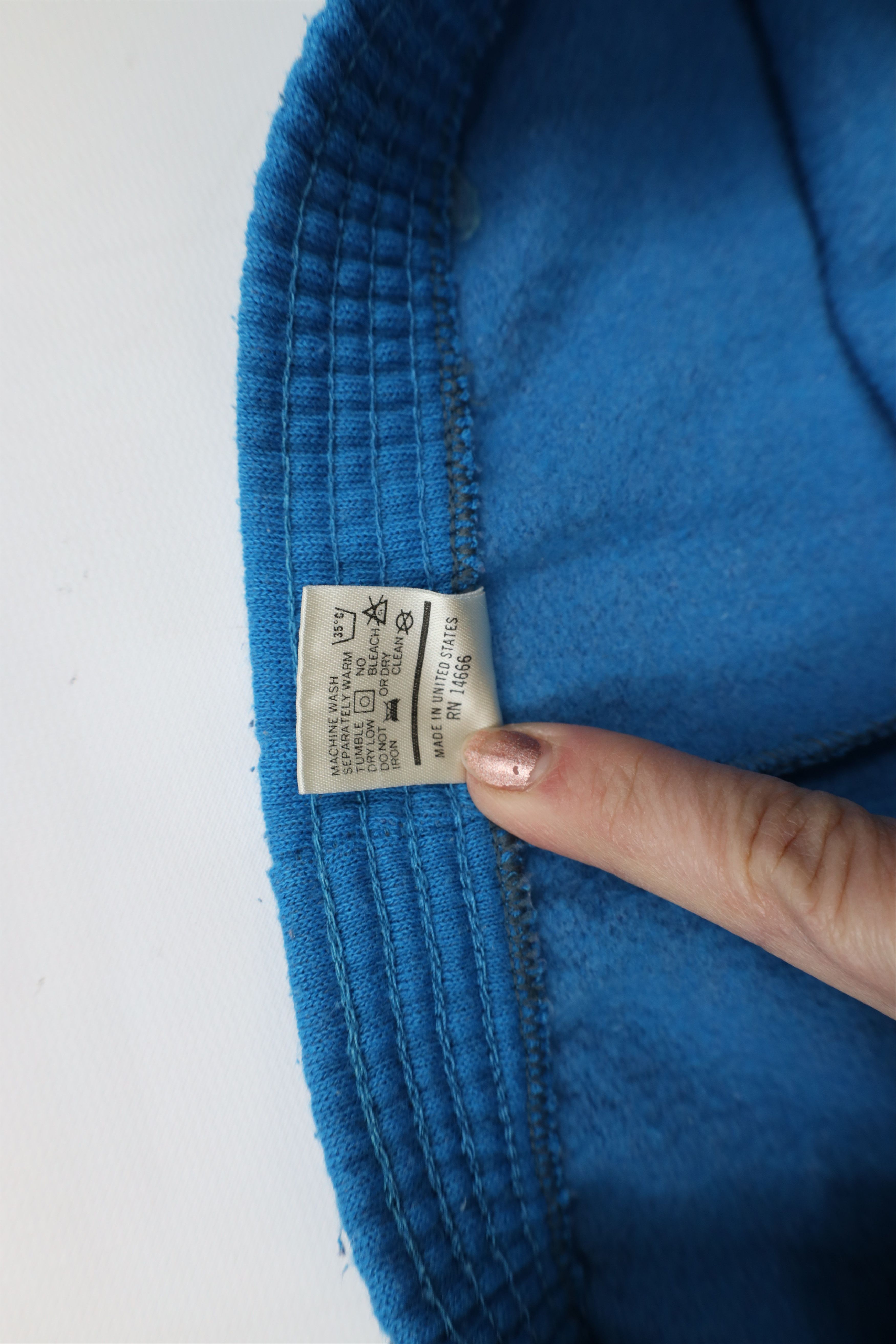 Vintage Vintage 70s 80s MacGregor Sweatpants Booty Shorts Blue USA Size 26" / US 2 / IT 38 - 6 Thumbnail