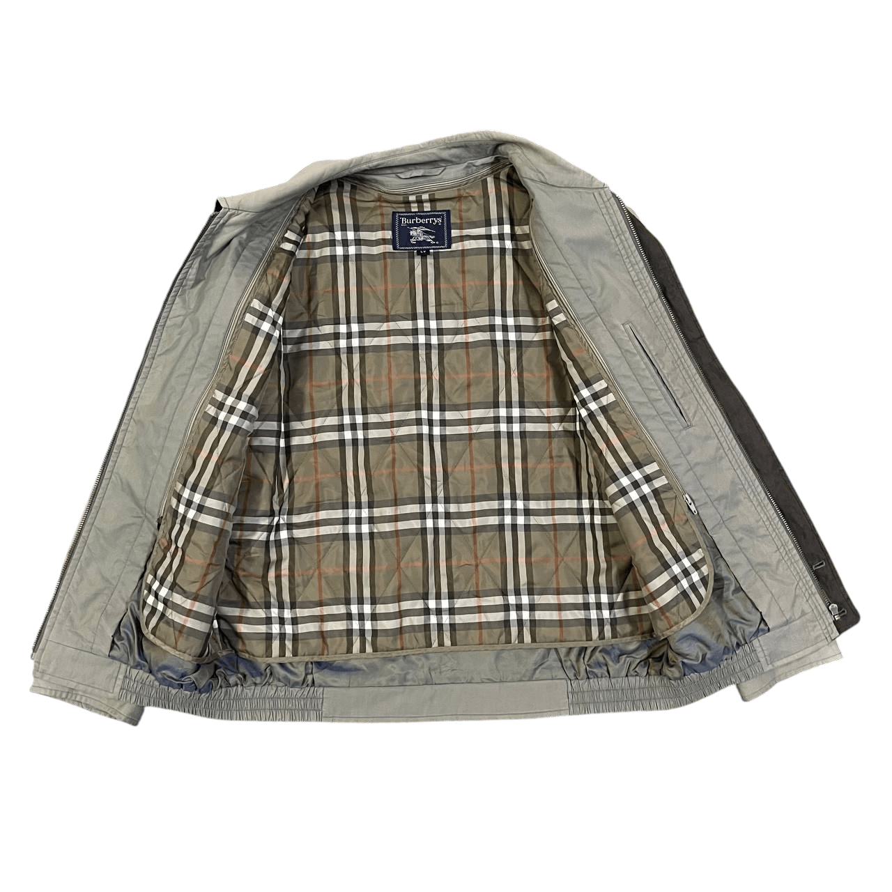 Burberry Vintage Burberry Nova Check Bomber Jacket Size US L / EU 52-54 / 3 - 12 Thumbnail