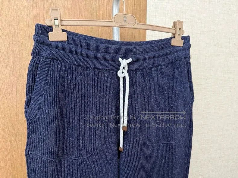 Brunello Cucinelli Brunello Cucinelli 24SS Knit Jogger Pants. Size US 36 / EU 52 - 3 Thumbnail