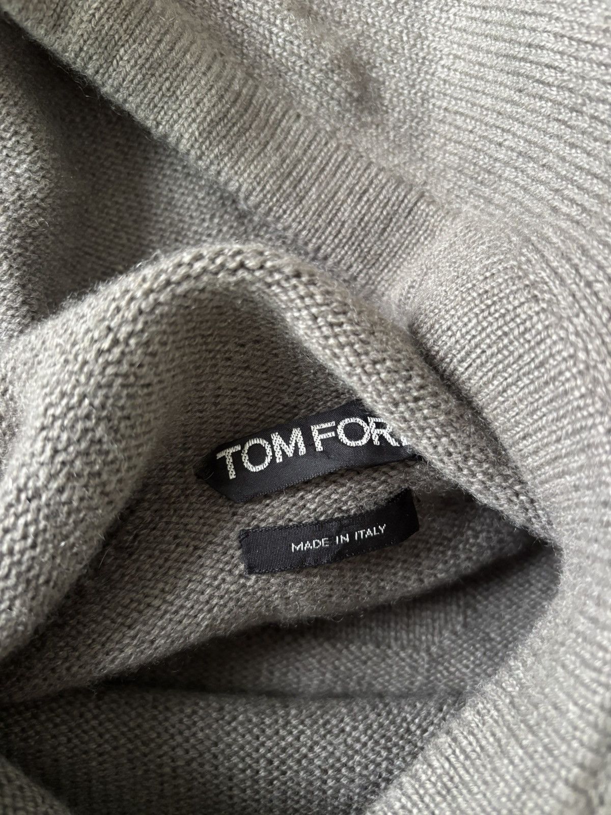 Tom Ford Taupe 100% Cashmere Hoodie Size 48 Size US M / EU 48-50 / 2 - 3 Thumbnail