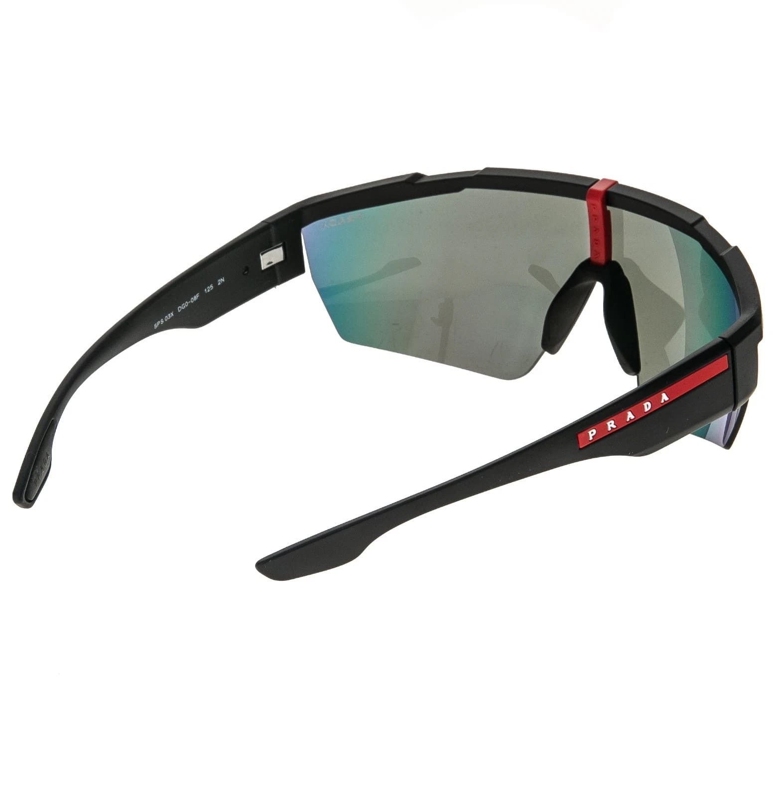 Prada PRADA PS03XS LINEA ROSSA ACTIVE 03X Black Blue Red Mirror Size ONE SIZE - 7 Thumbnail