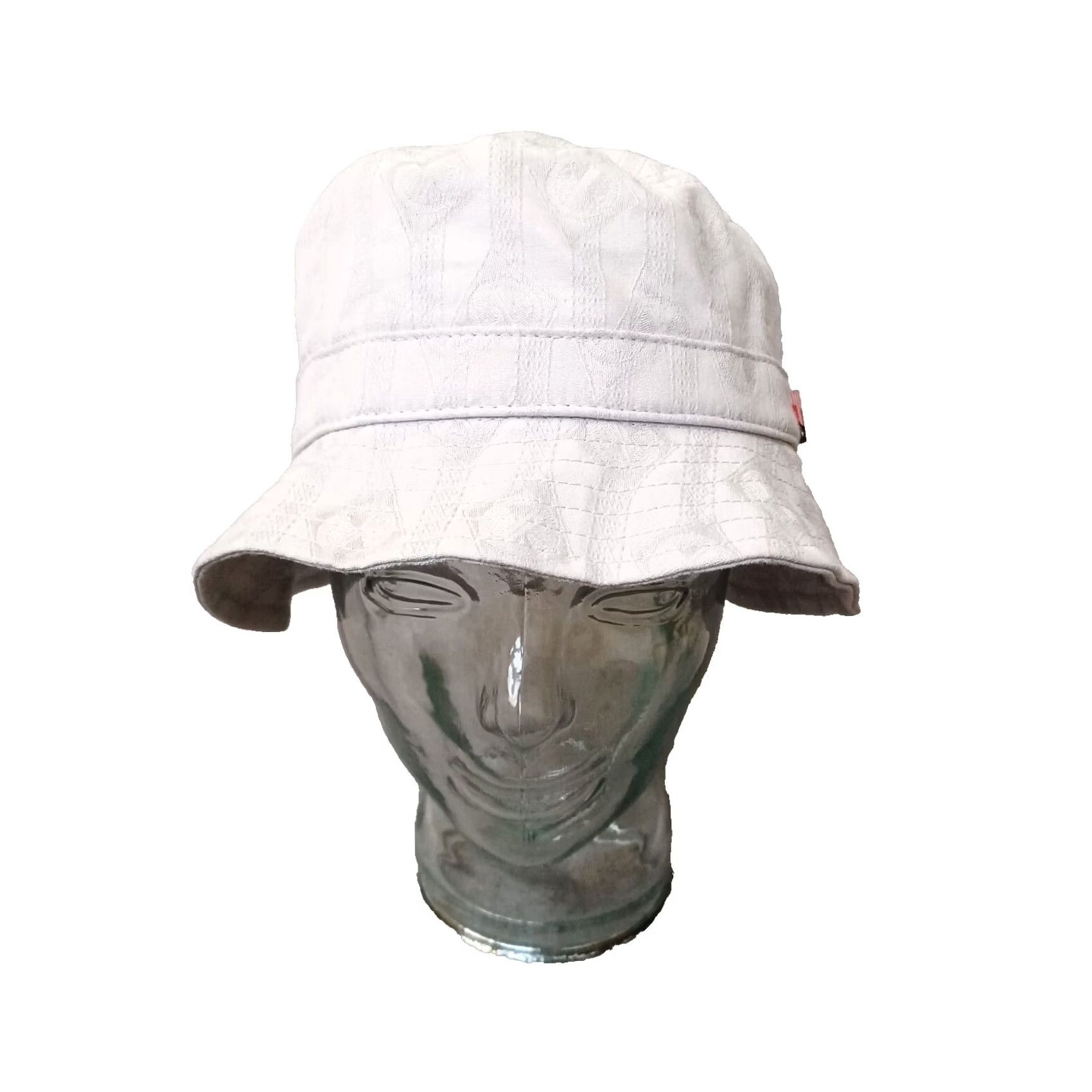 Honor the Gift Honor The Gift Bucket Hat Large XL Light Gray Geometric Design Unisex Adults L Gray Geometric Bucket Hat Size ONE SIZE - 2 Thumbnail