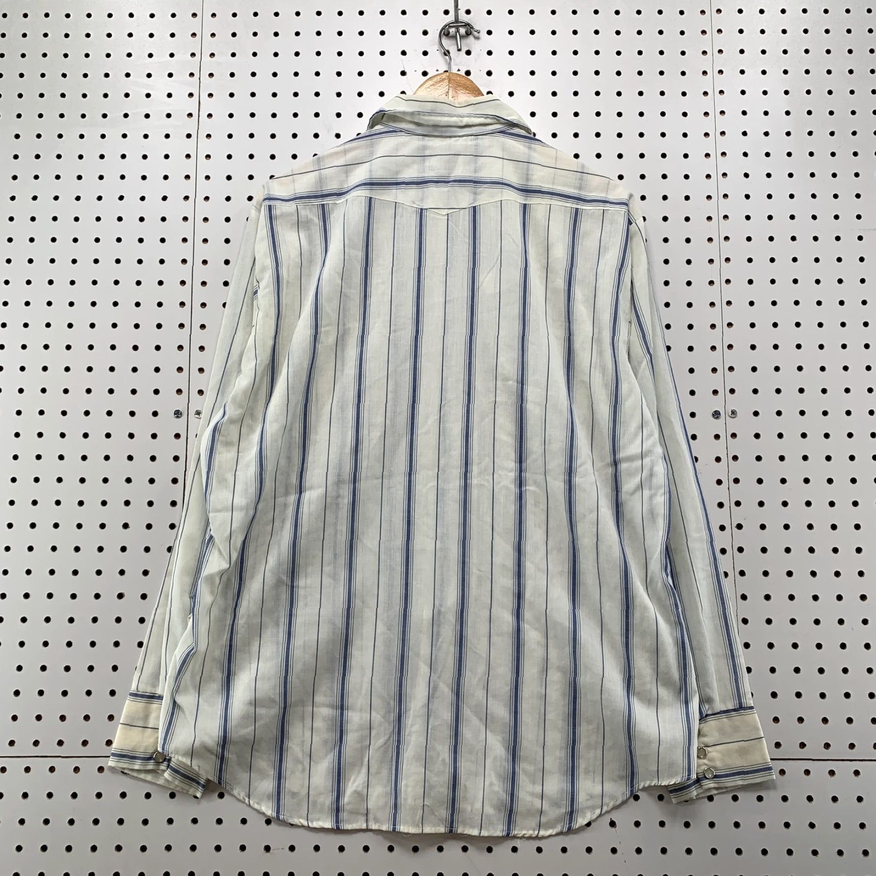 Vintage VINTAGE Round-Up Snap Shirt Mens Large White Western Rodeo Graphic Size US L / EU 52-54 / 3 - 5 Thumbnail