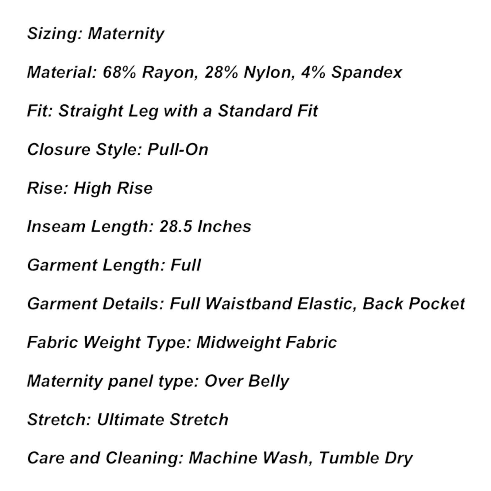 Other Isabel Maternity - Over Belly Split Front Ponte Maternity Pa Size 26" / US 2 / IT 38 - 12 Thumbnail