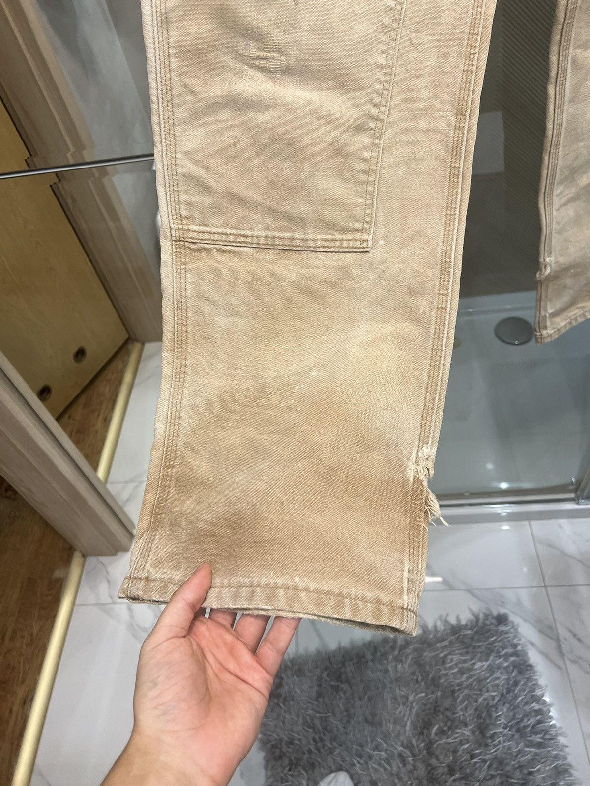 Carhartt Thrashed Distressed Carhartt Double Knee Size US 36 / EU 52 - 6 Thumbnail