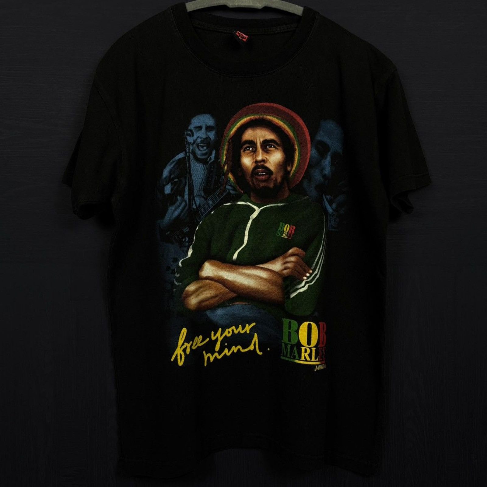 Band Tees × Vintage 🇯🇲BOB MARLEY Free your Mind T Size US M / EU 48-50 / 2 - 1 Thumbnail