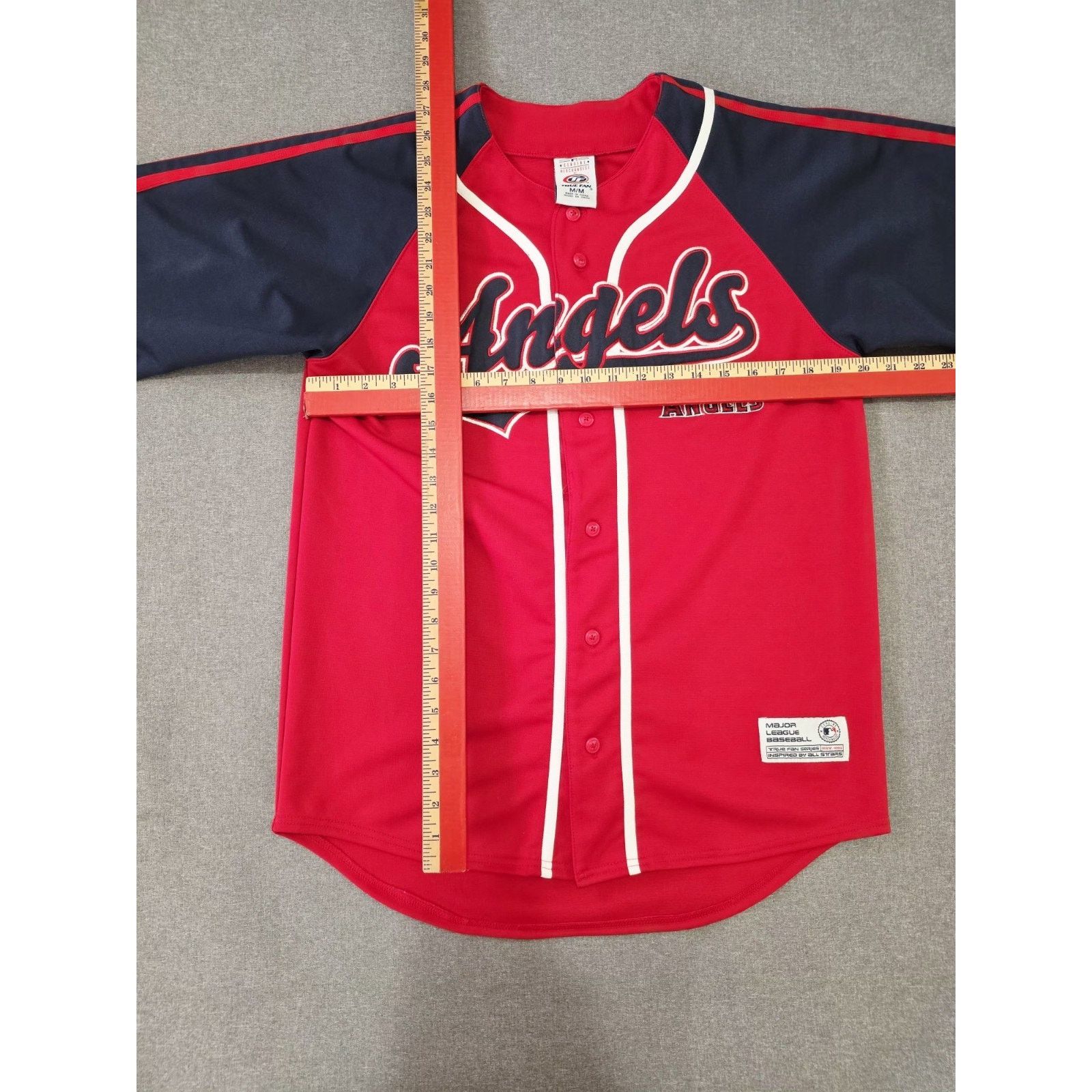 Other Anaheim Angels True Fan Jersey Mens Med Major League MLB Size US M / EU 48-50 / 2 - 3 Thumbnail
