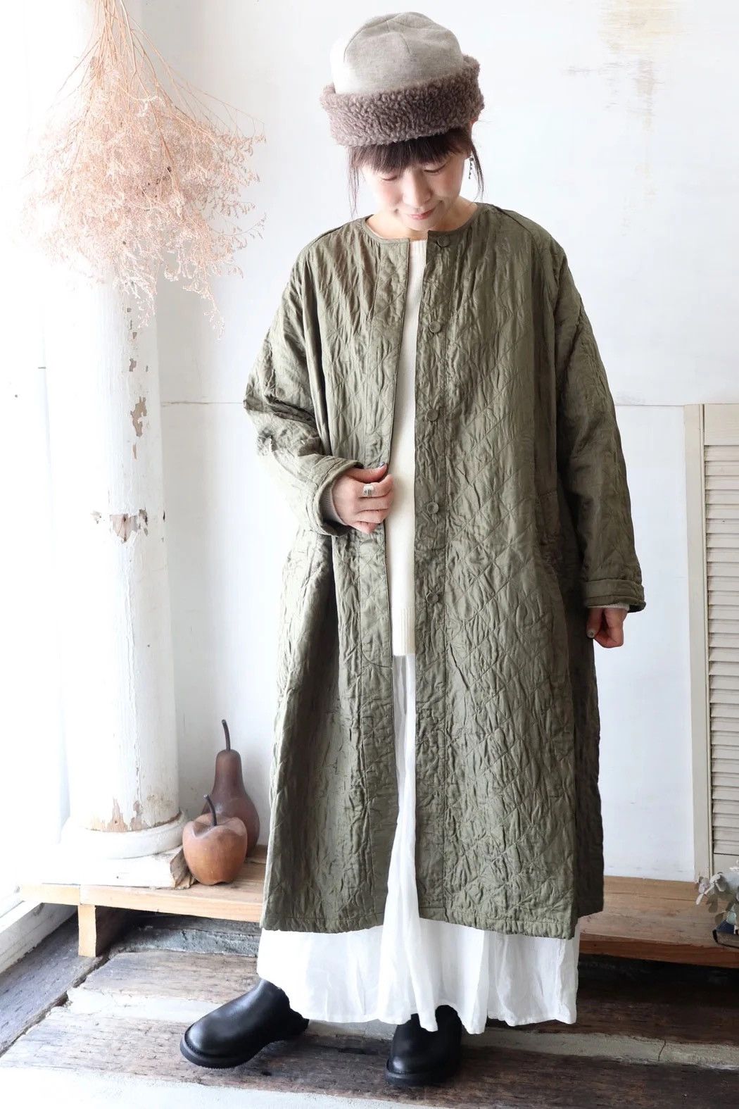 Japanese Brand Maison De Soil Japan Raw Silk Coat Size S / US 4 / IT 40 - 1 Thumbnail