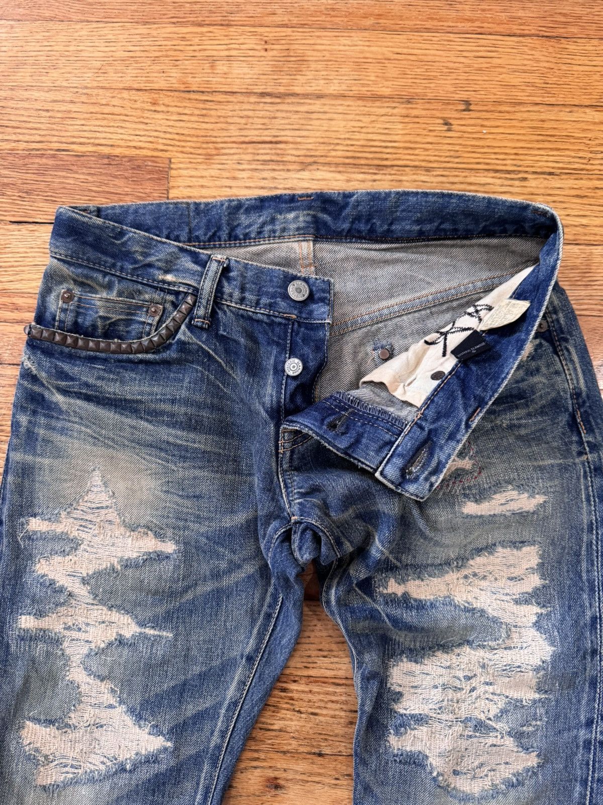 パンツ hysteric glamour craft denim scab hysteric glamour scab denim