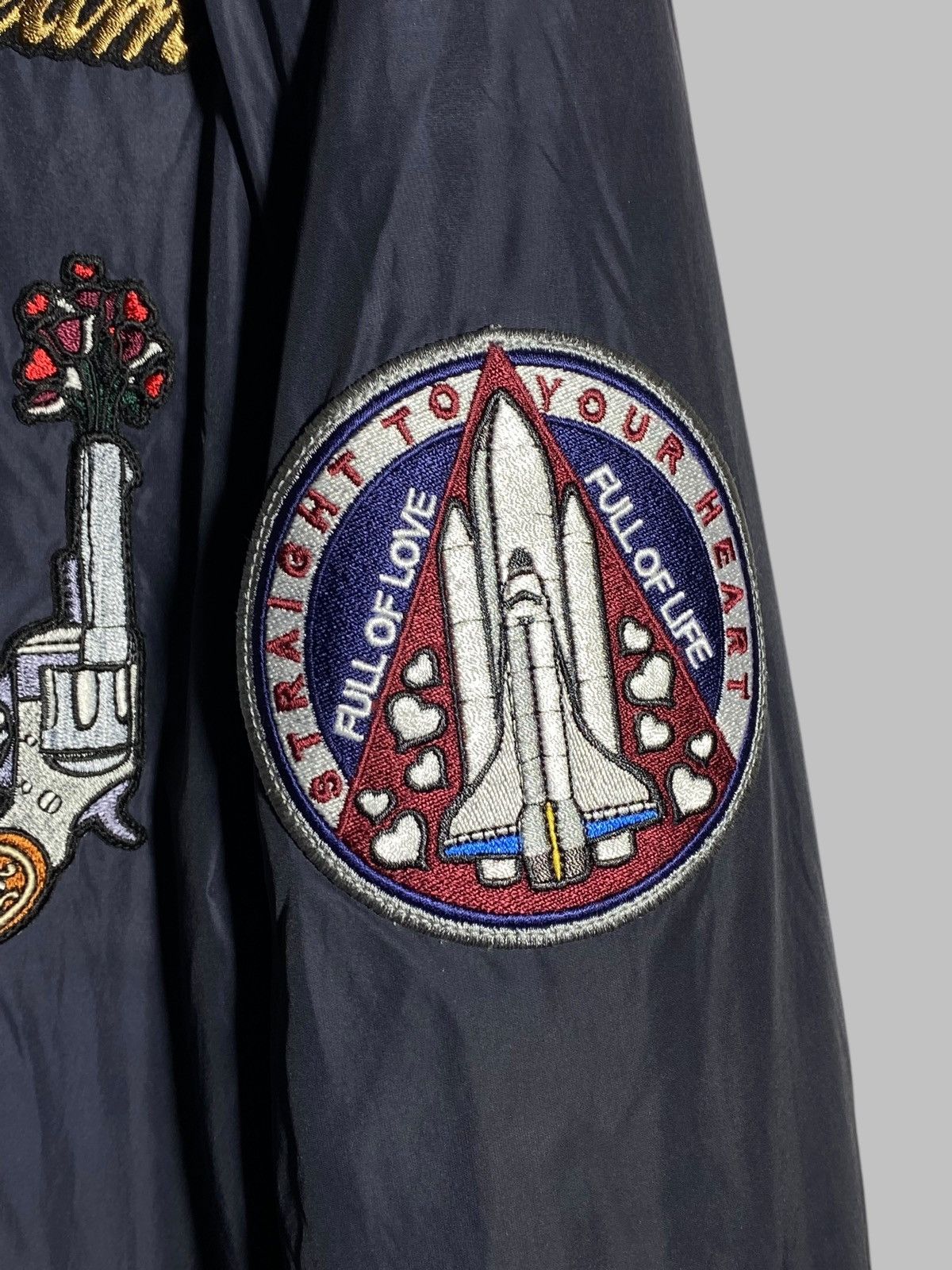 Dolce & Gabbana Dolce Gabbana Designers Patch Logo Nylon Bomber Jacket Size US M / EU 48-50 / 2 - 8 Thumbnail