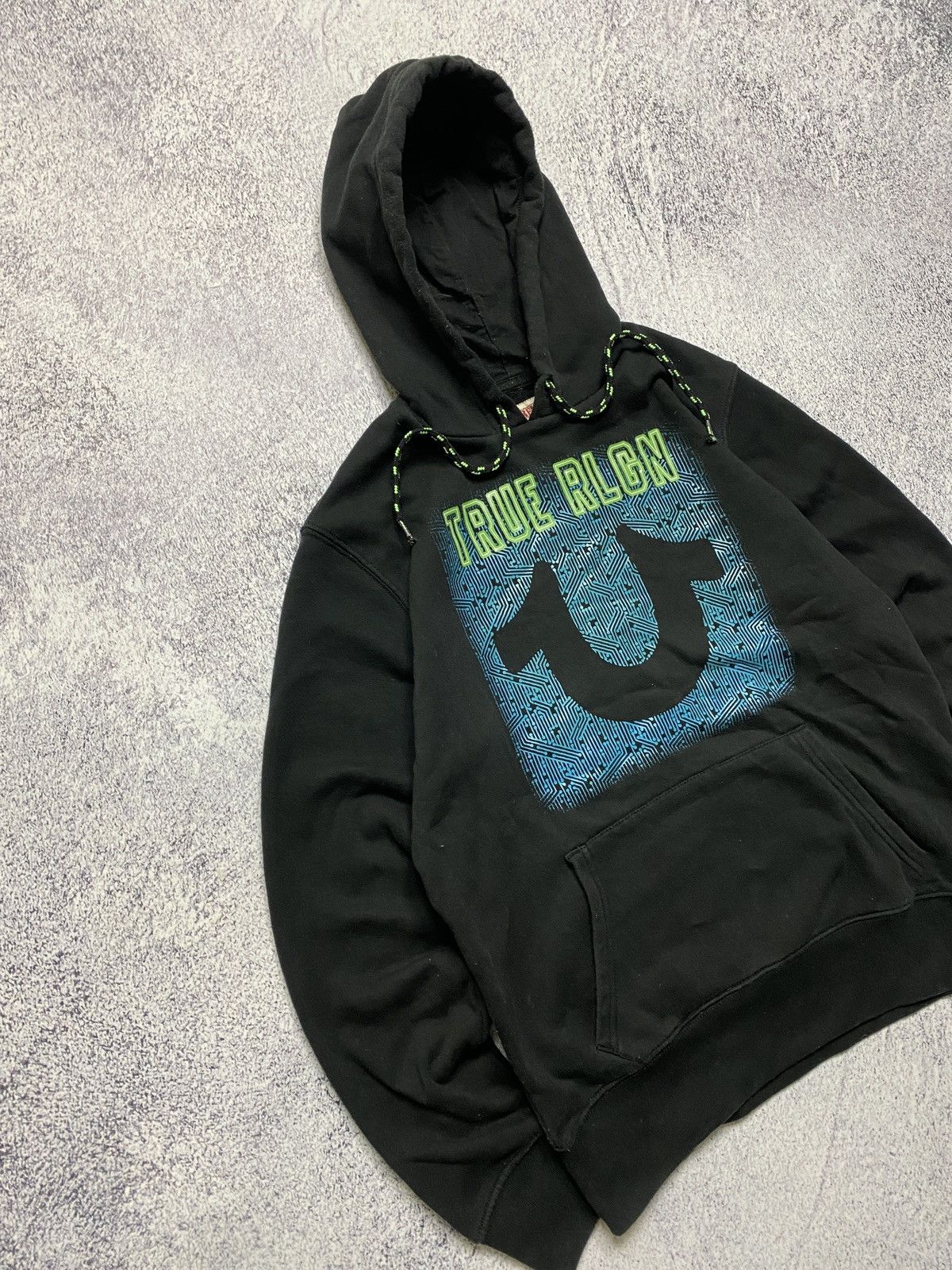 True Religion × Vintage True Religion Hoodie Big Logo Y2k Size US S / EU 44-46 / 1 - 3 Thumbnail