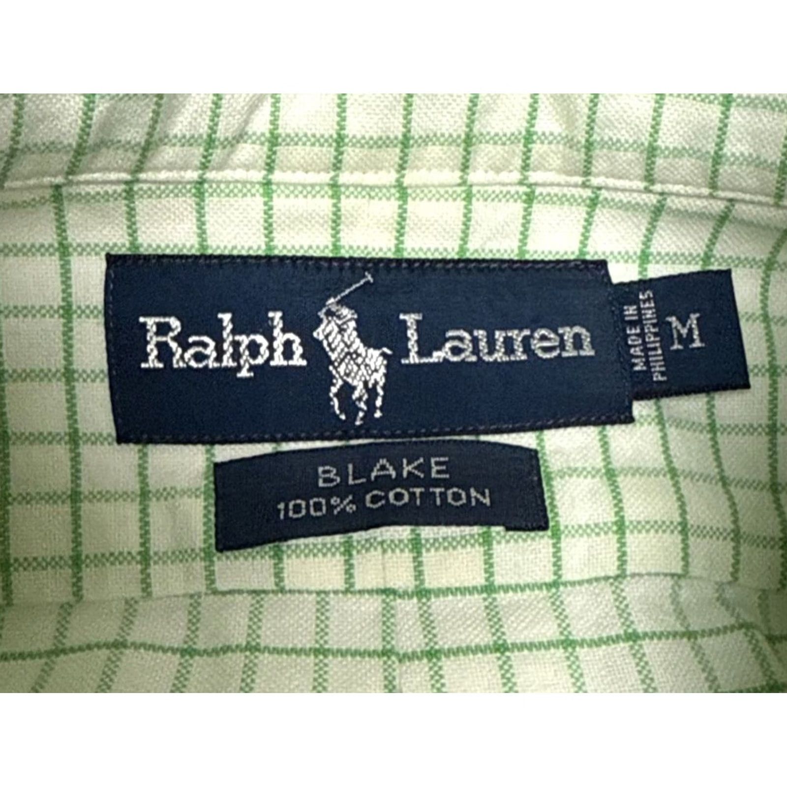 Ralph Lauren Ralph Lauren Blake Green Checkered Shirt Mens M Long Sleeve Button-Down Size US M / EU 48-50 / 2 - 3 Thumbnail