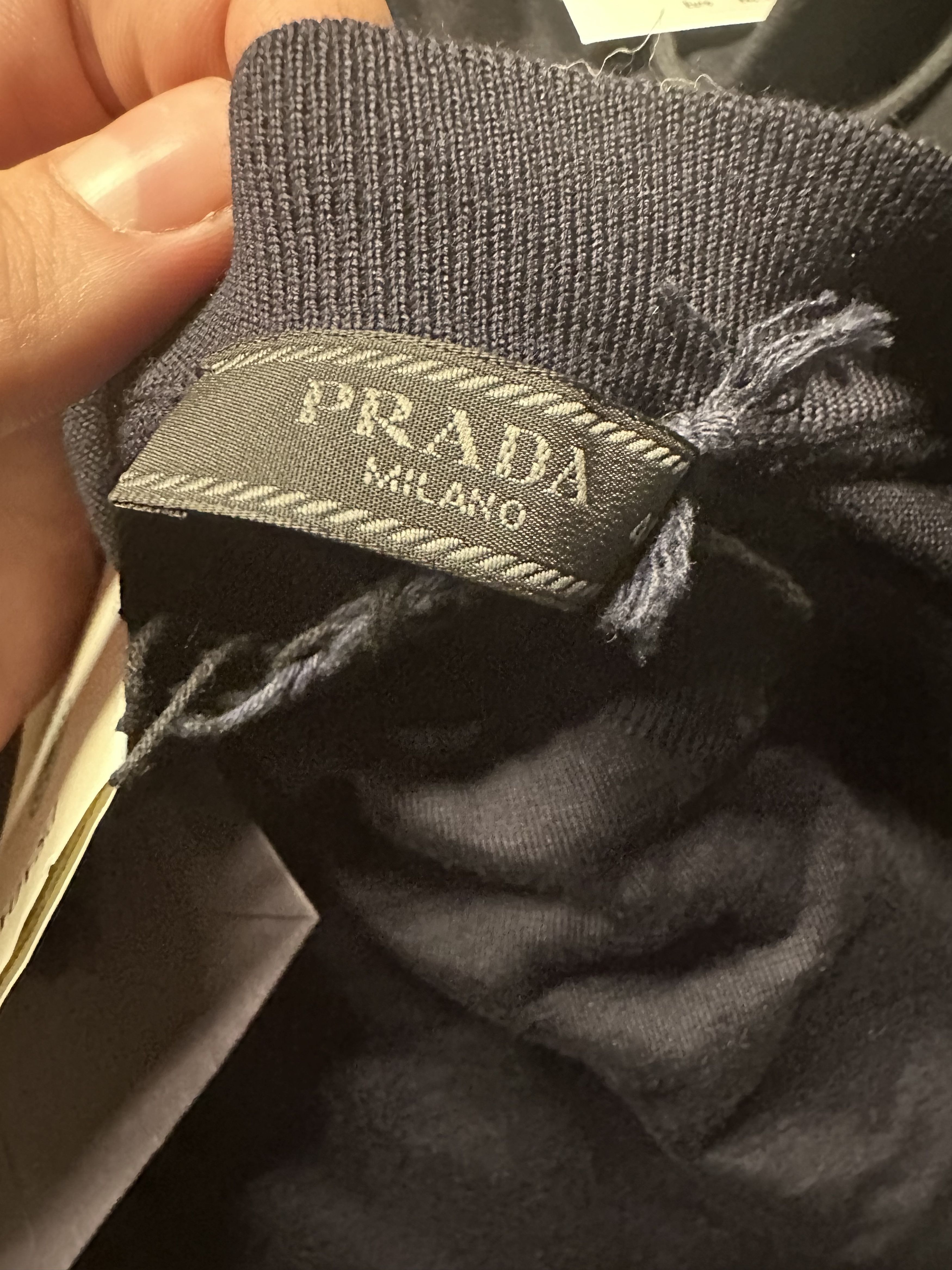 Prada Midnight Blue Wool Sweater Size US M / EU 48-50 / 2 - 11 Thumbnail