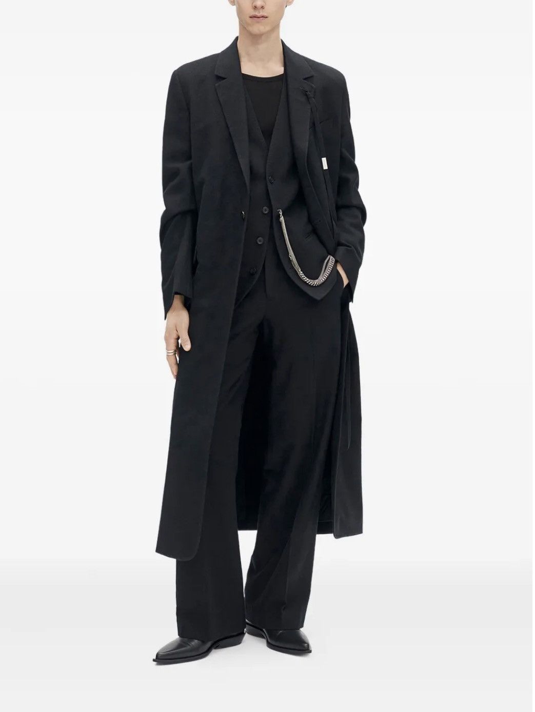 Ann Demeulemeester Ann Demeulemeester Viv Tailored Denim Coat Size M / US 6-8 / IT 42-44 - 5 Thumbnail