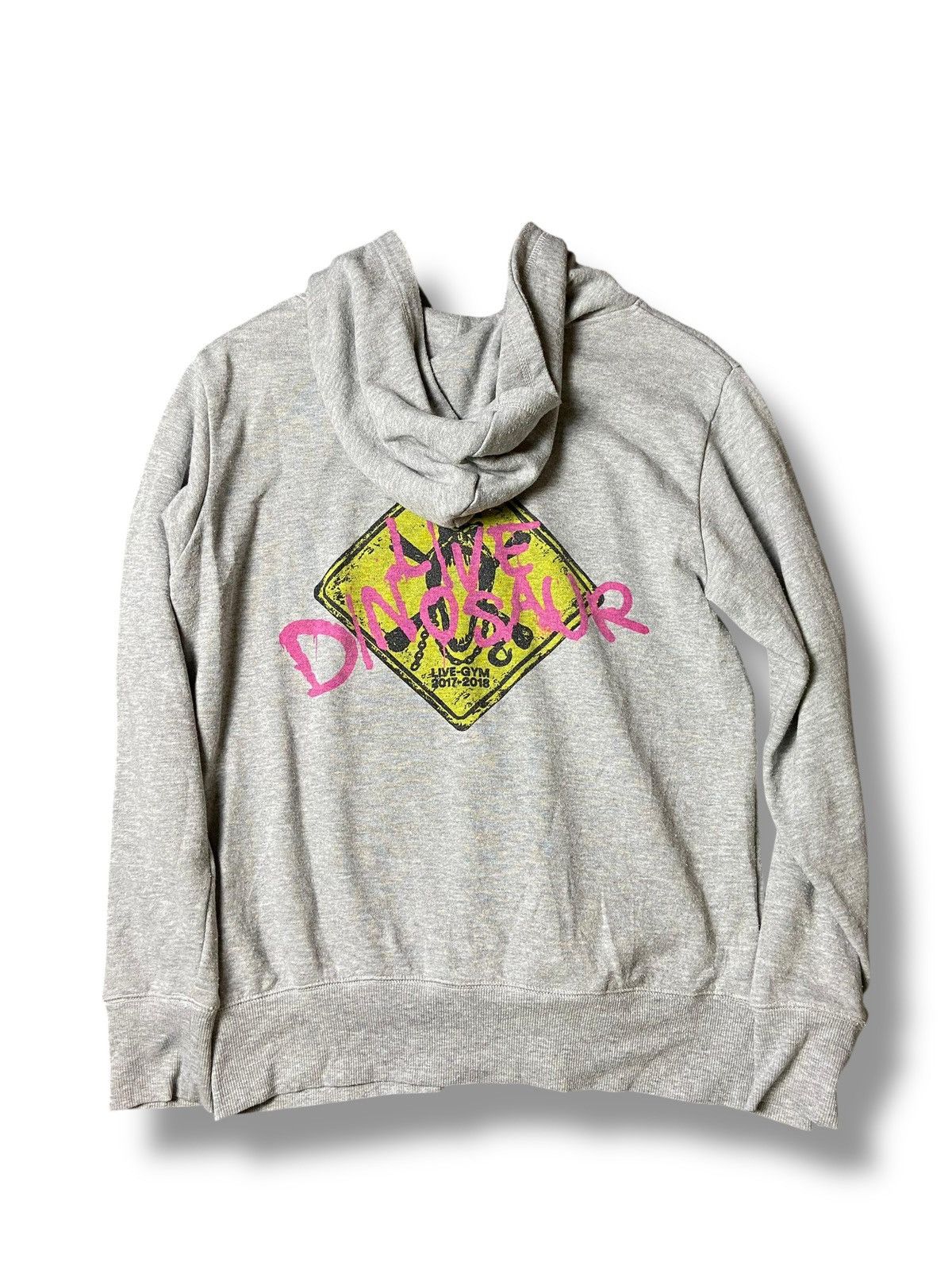 Japanese Brand × Vintage LIVE DINOSAUR Brand Backprint Zipped Hoodies (129) Size US XS / EU 42 / 0 - 1 Thumbnail