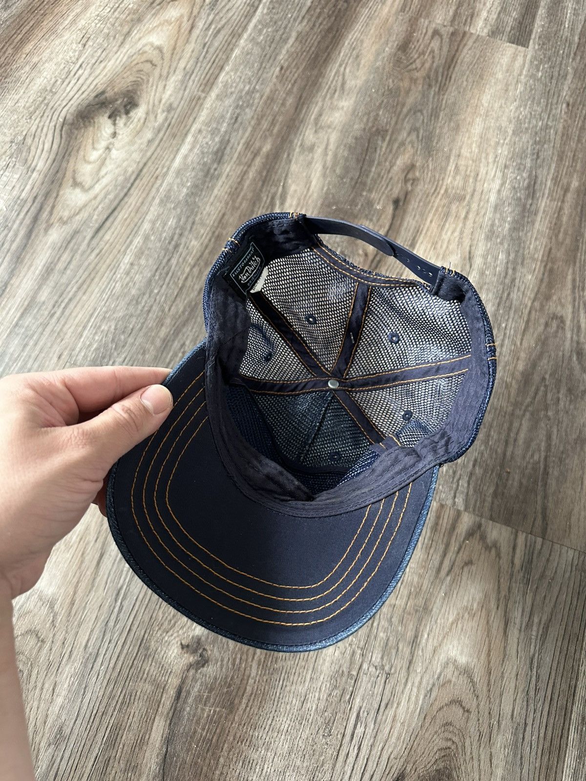 Von Dutch Von Dutch Hat Denim With Diamonds Size ONE SIZE - 4 Thumbnail