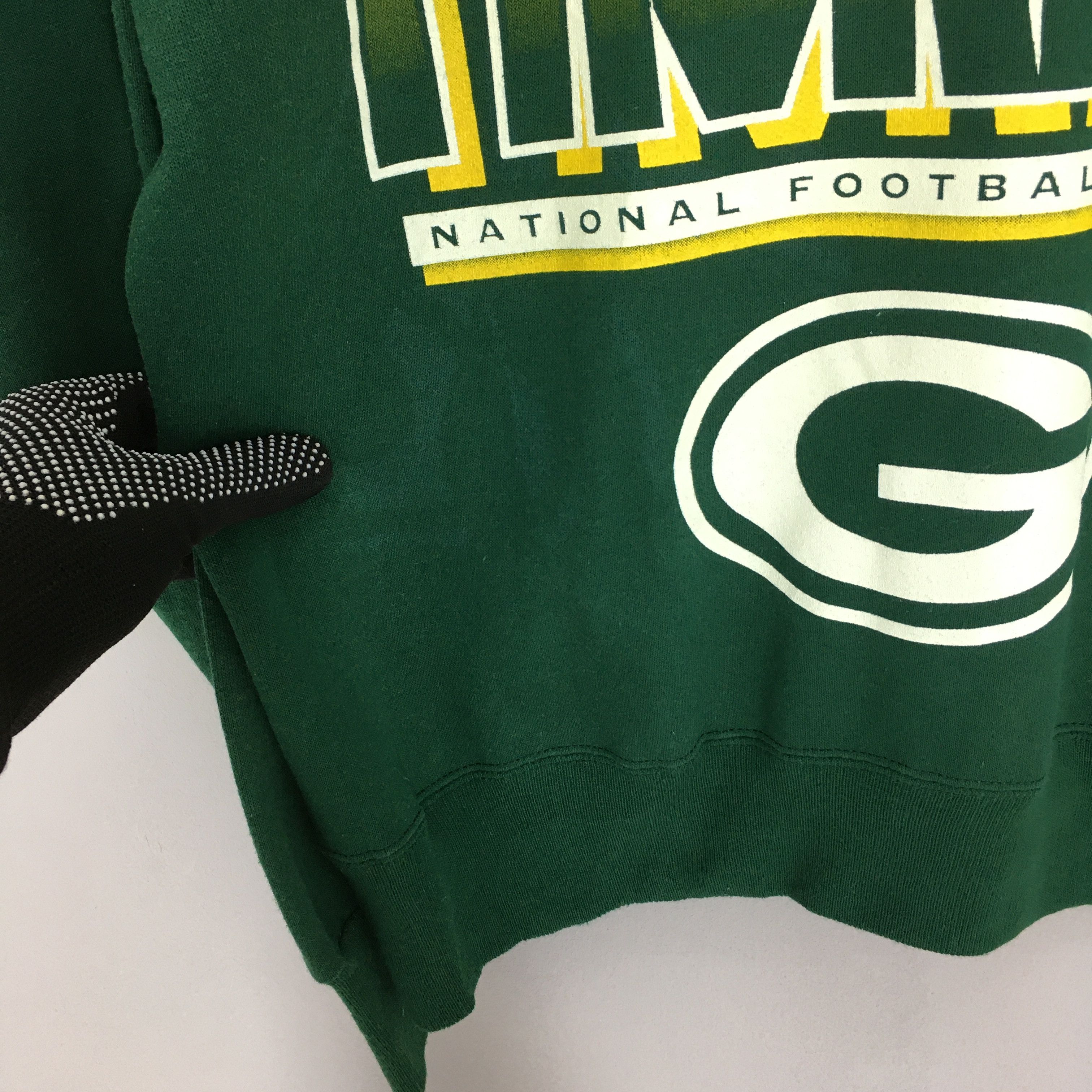 NFL × Vintage Vintage 90s Green Bay Packers NFL Sweatshirt Medium Size US M / EU 48-50 / 2 - 6 Thumbnail