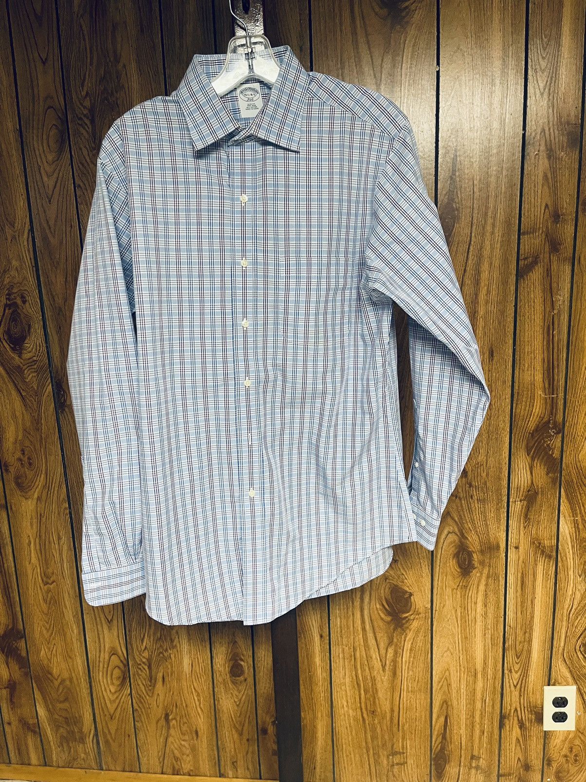 Brooks Brothers Brooks Brothers Men’s Checked Dress Shirt Size US L / EU 52-54 / 3 - 1 Thumbnail