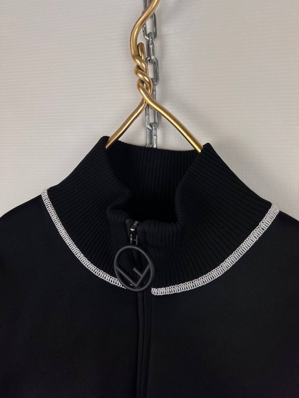 Fendi Fendi Roma velvet-trumped stretch-ponte jacket woman size 38 Size XS / US 0-2 / IT 36-38 - 7 Thumbnail