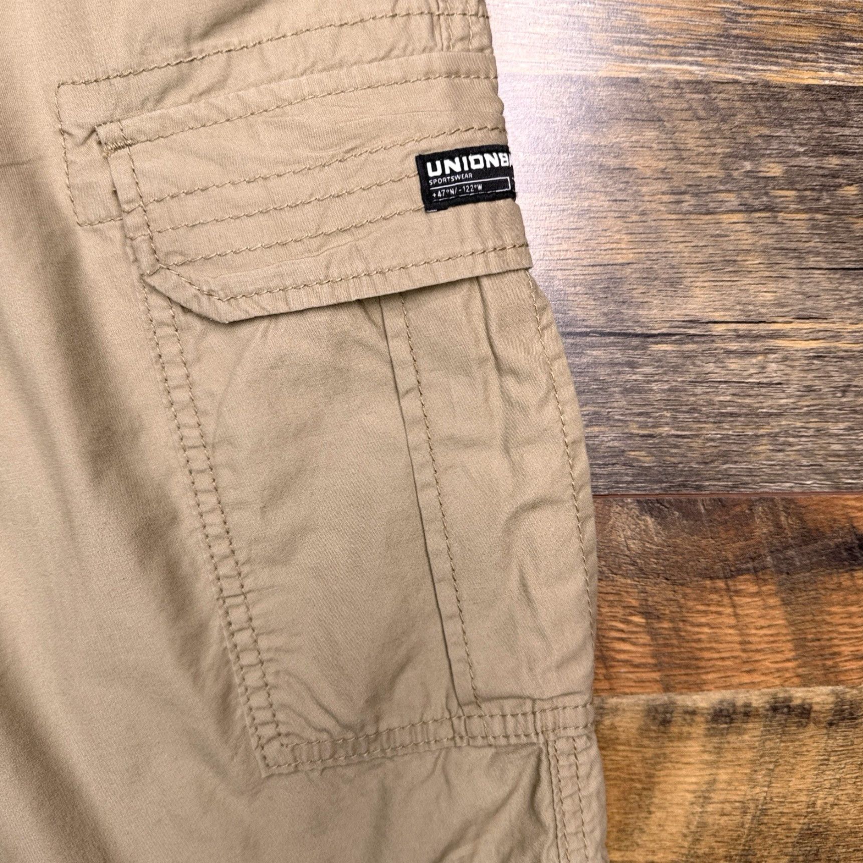 Vintage Union Bay Vintage Cargo Shorts Mens 40 Grain Mason New Size US 40 / EU 56 - 3 Thumbnail