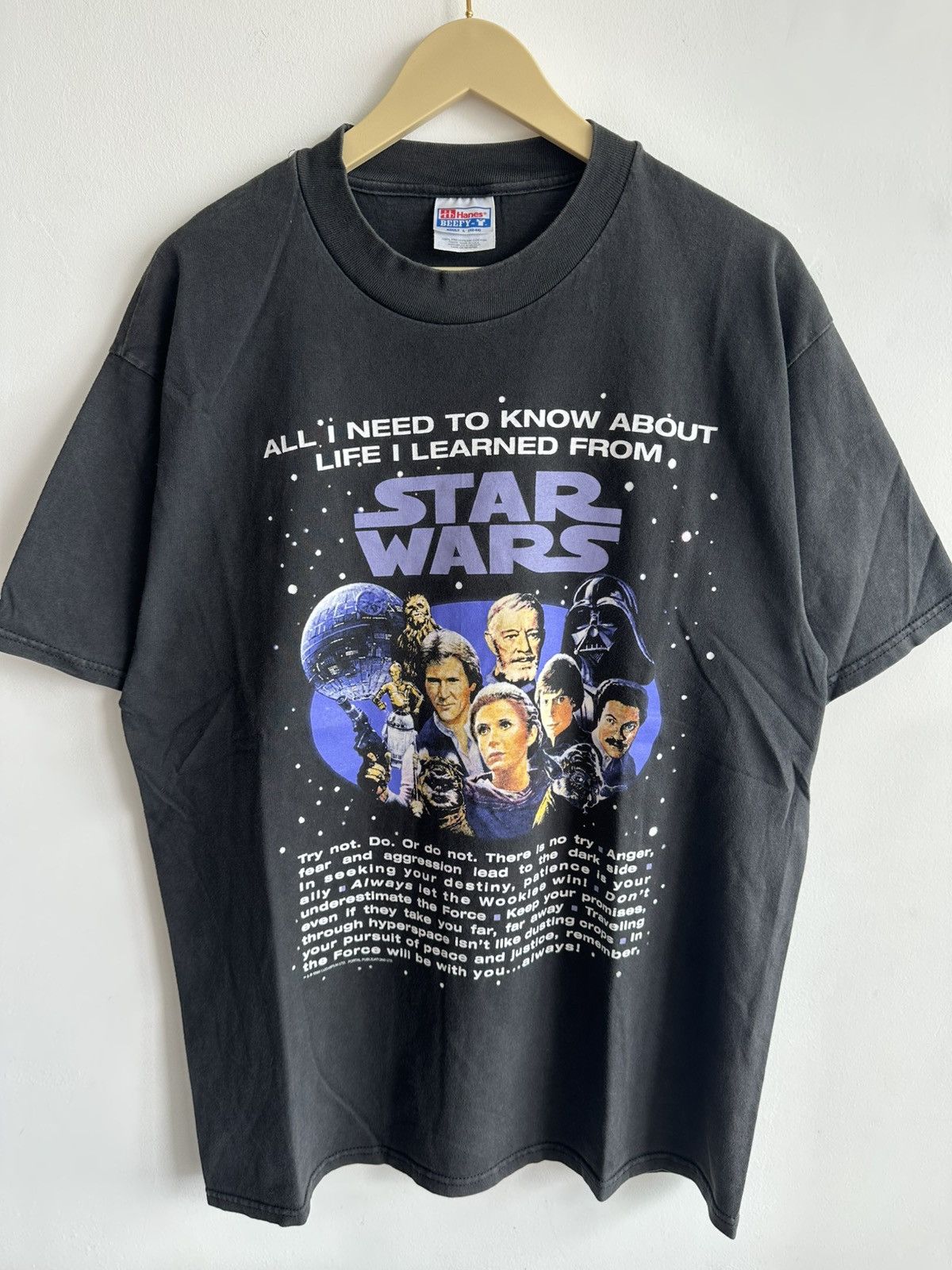 Star Wars Vintage 90’s Star Wars All i need to Know about Life promo Size US L / EU 52-54 / 3 - 2 Thumbnail