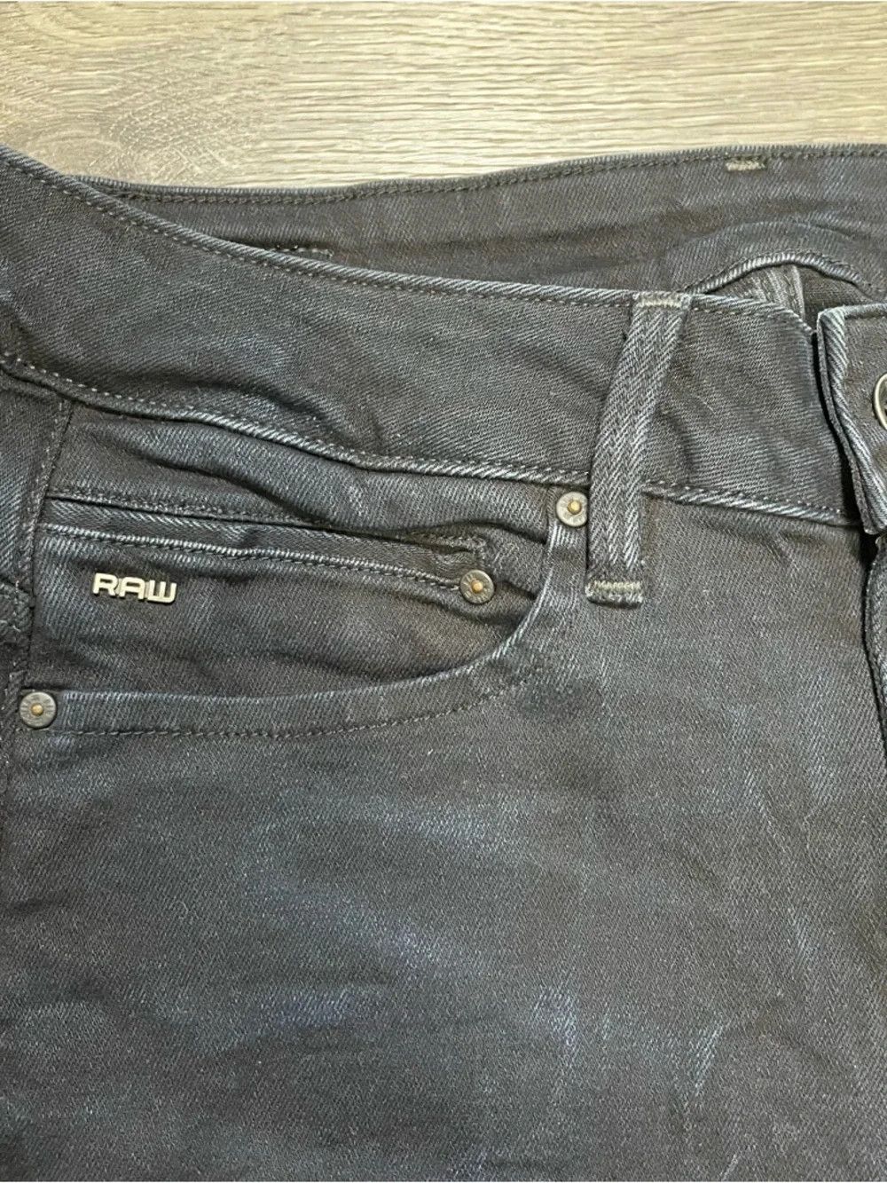 G-Star G-Star RAW Midge Zip Mid Skinny Jeans navy Denim W28 L34 Size 28" / US 6 / IT 42 - 3 Thumbnail
