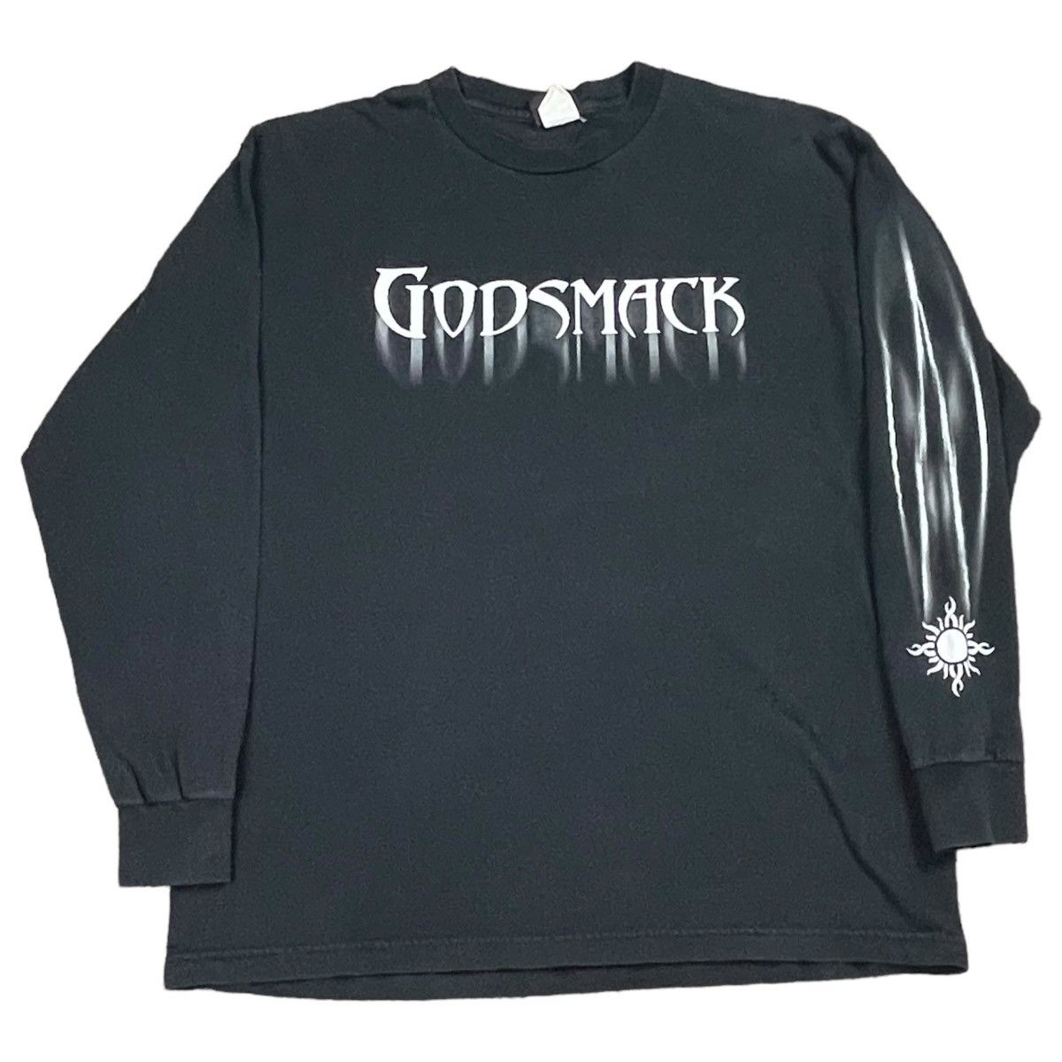 Image of Band Tees x Giant Vintage 2000S Godsmack Rock Band Tour Long Sleeve Shirt Xl, Men's