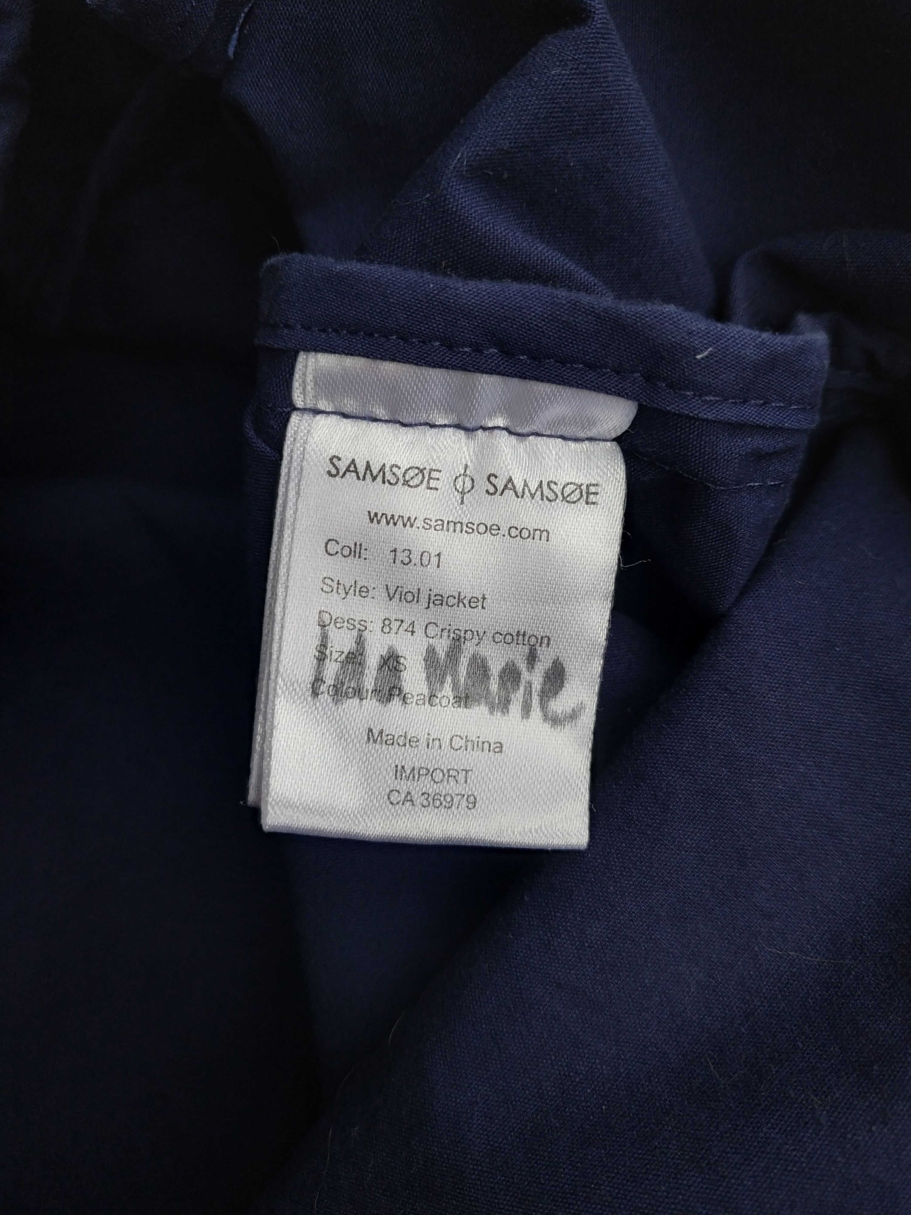 Samsoe Samsoe Samsoe & Samsoe Women's Light Jacket/ Coat, s. XS, fit. S Size XS / US 0-2 / IT 36-38 - 8 Thumbnail
