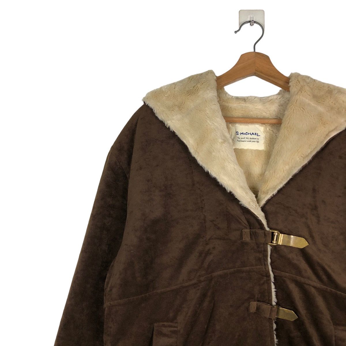 Japanese Brand × Vintage 📌VINTAGE BIKER JACKET S-MICHAEL MINK FUR SHEARLING Size US M / EU 48-50 / 2 - 4 Thumbnail