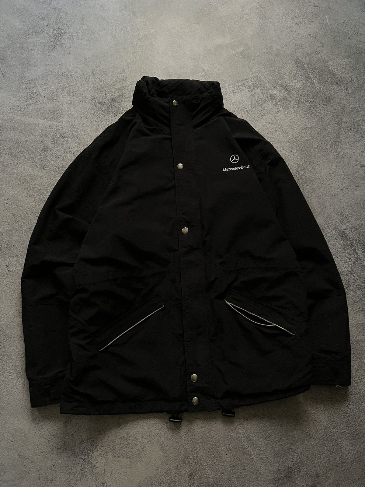 Mercedes-Benz × Vintage Vintage Y2k Mercedes-Benz Nylon Racing Jacket 90’s Size US L / EU 52-54 / 3 - 1 Thumbnail