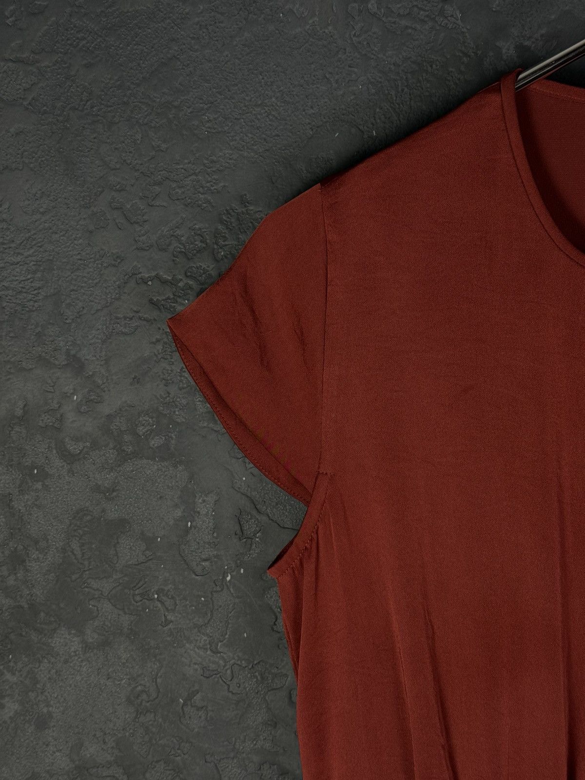 Isabel Marant Isabel Marant Etoile Burgundy Midi Dress With Sleeves Size XS / US 0-2 / IT 36-38 - 7 Thumbnail