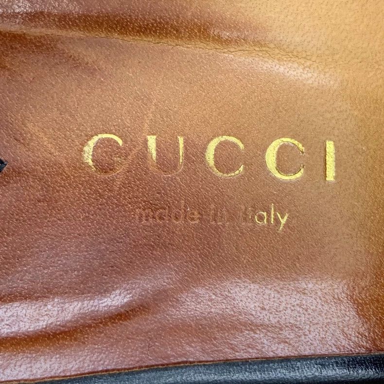Gucci Gucci Size 36 Size 36 black double G red and green webbing Size US 5 / EU 37 - 7 Thumbnail