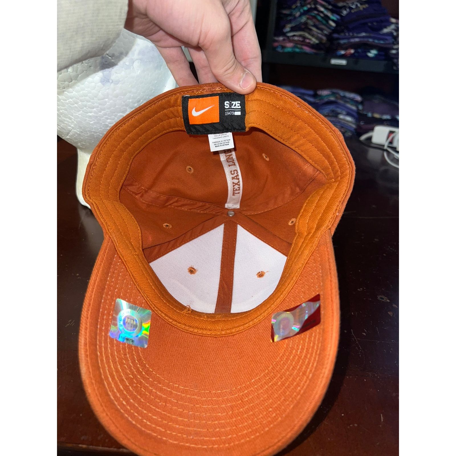 Nike Texas Longhorns Nike Hat Burnt Orange Logo College Cap NCAA Size ONE SIZE - 6 Thumbnail