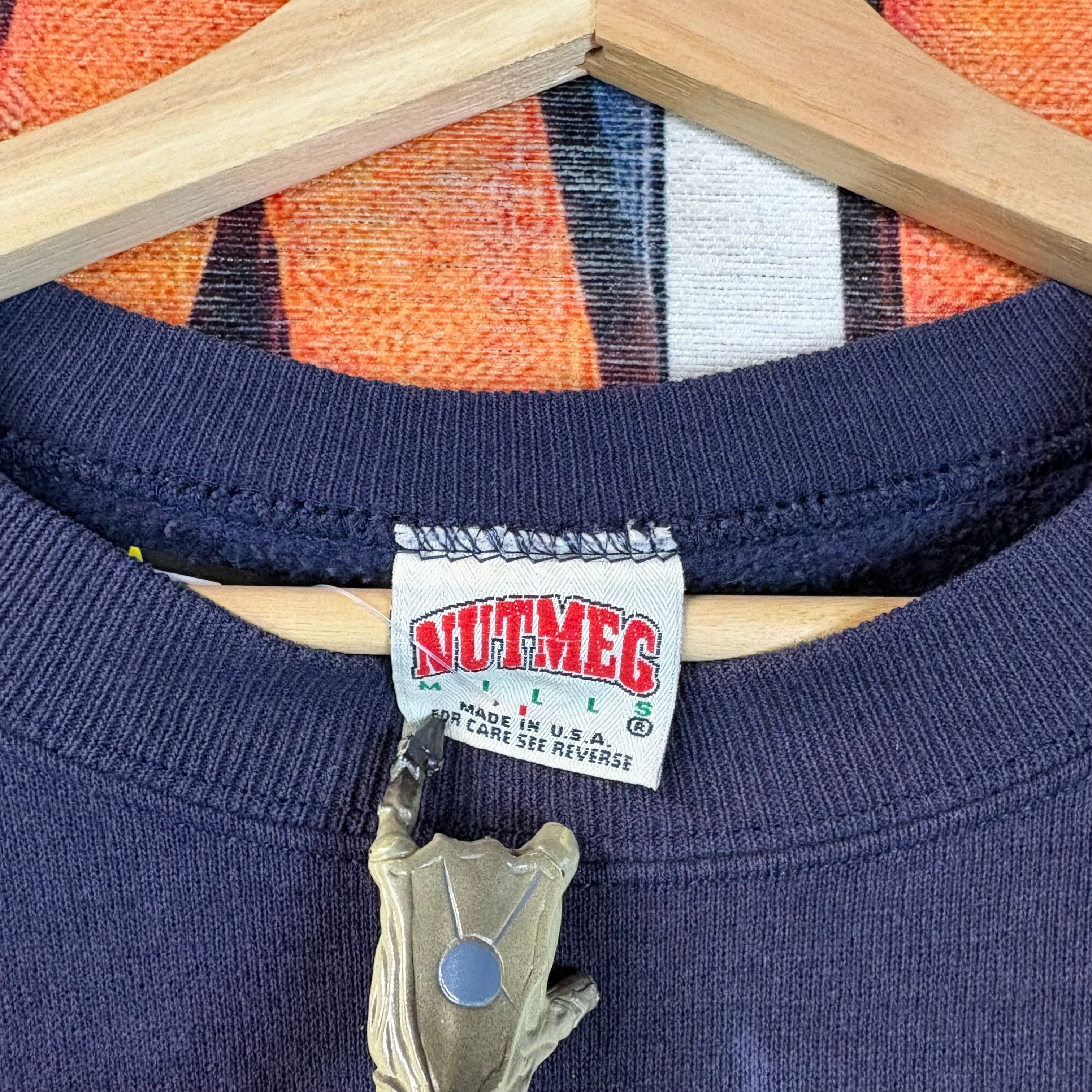 Vintage Vintage 90s Nutmeg Notre Dame Fighting Irish Sweatshirt Size US L / EU 52-54 / 3 - 2 Thumbnail