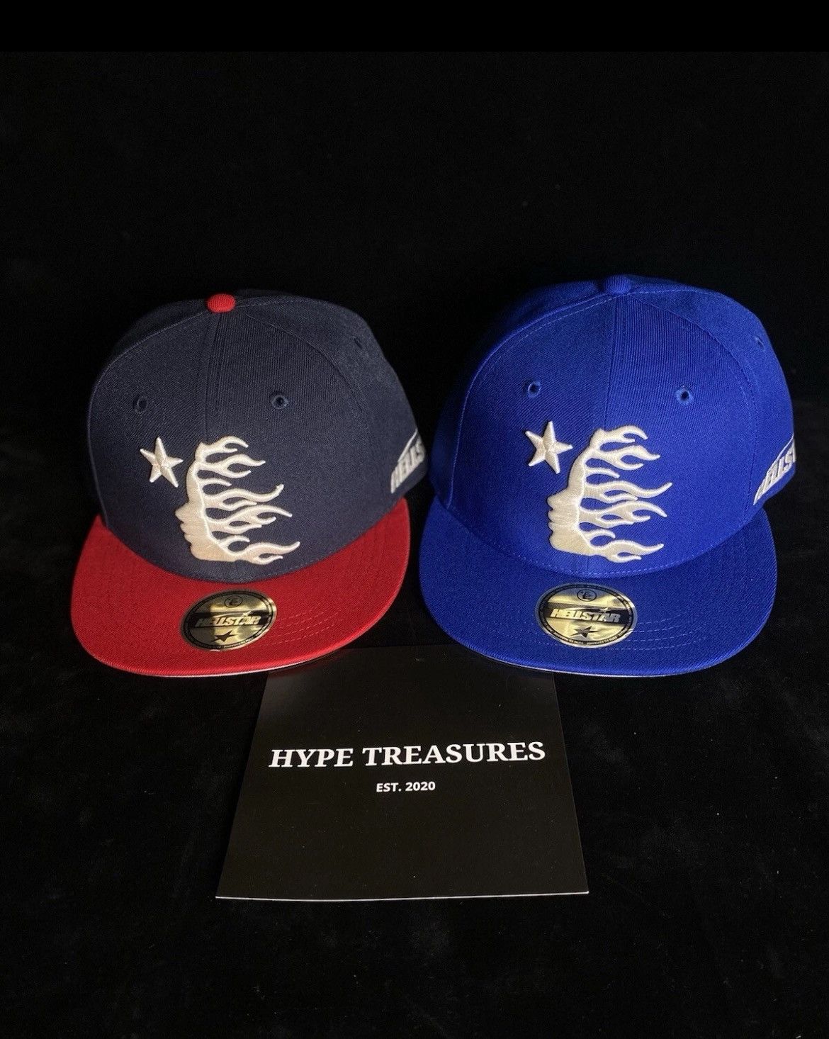 HELLSTAR Hellstar Fitted Baseball Cap Blue SIZE 7 Size ONE SIZE - 9 Thumbnail