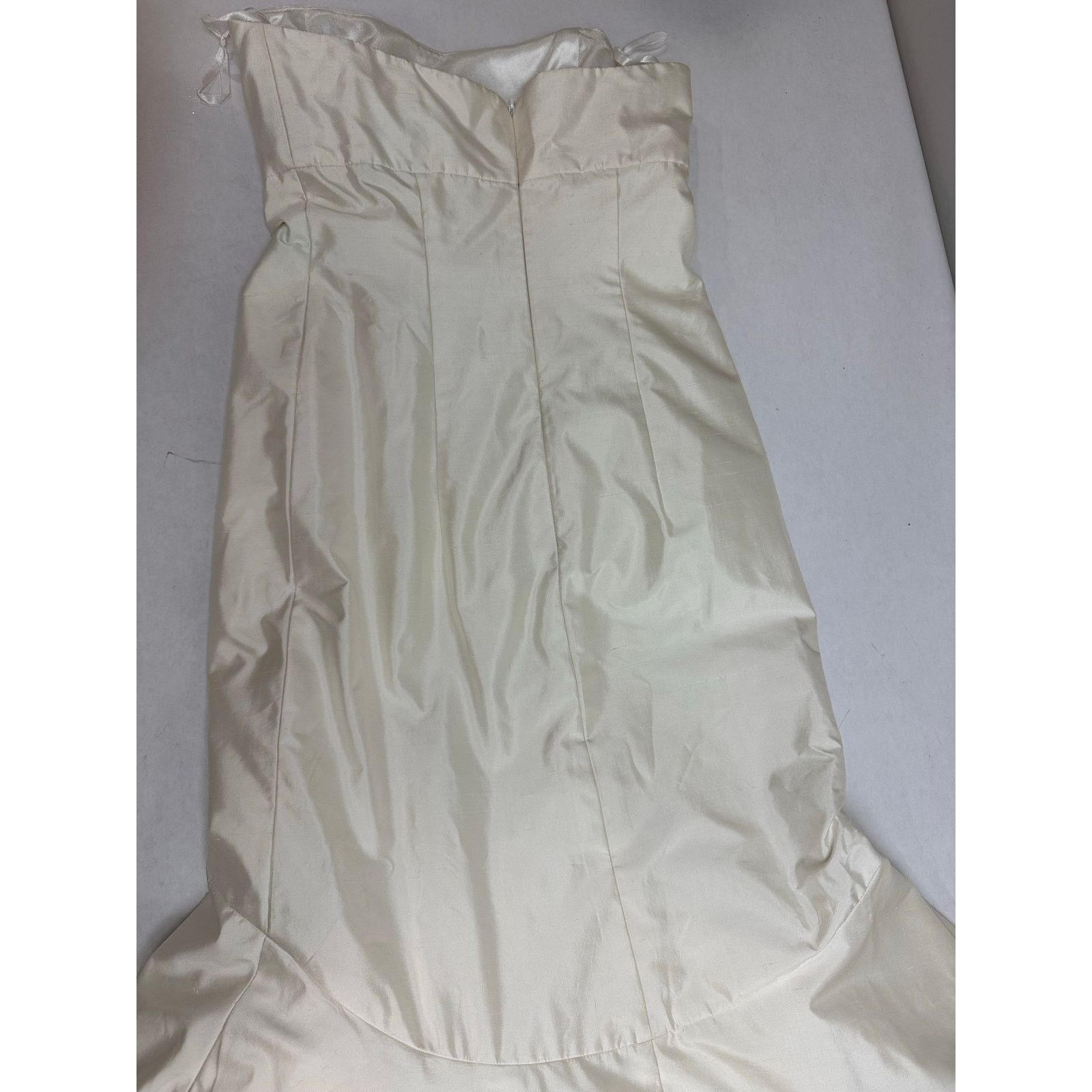 Other Jenny Yoo Wedding Dress Fit Flare 100% Silk Strapless 2 Size XS / US 0-2 / IT 36-38 - 7 Thumbnail