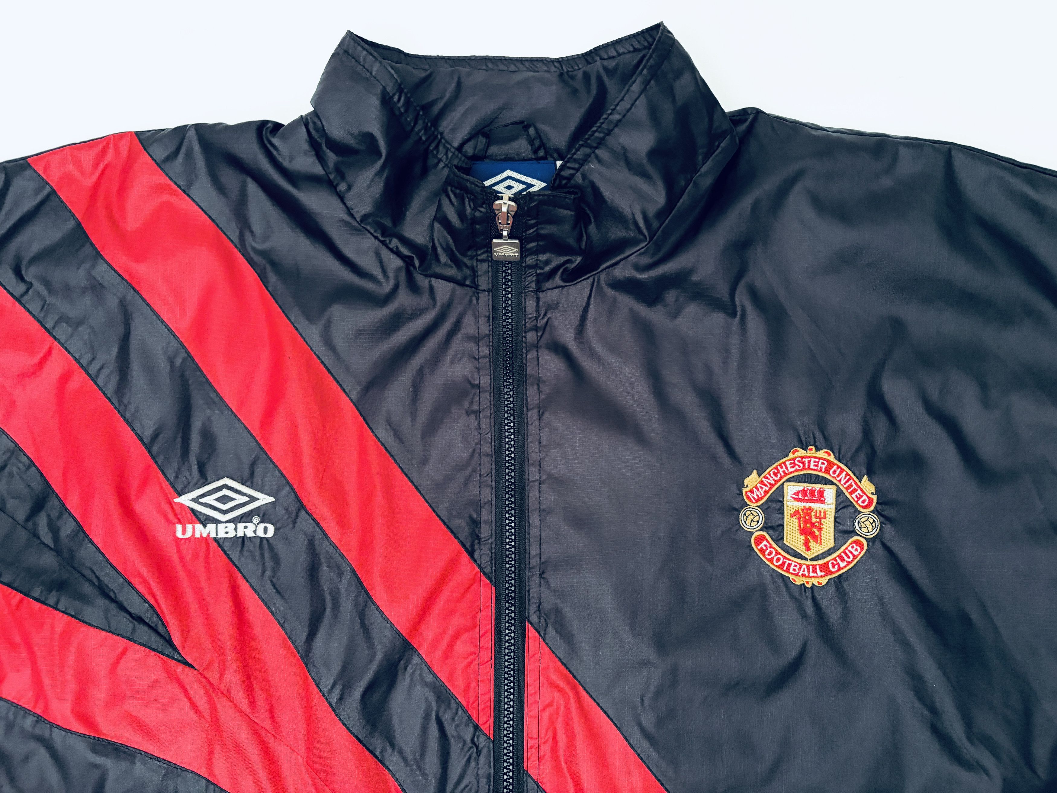 Umbro Manchester United Training Jacket 1992 1994 Windbreaker Size US L / EU 52-54 / 3 - 5 Thumbnail