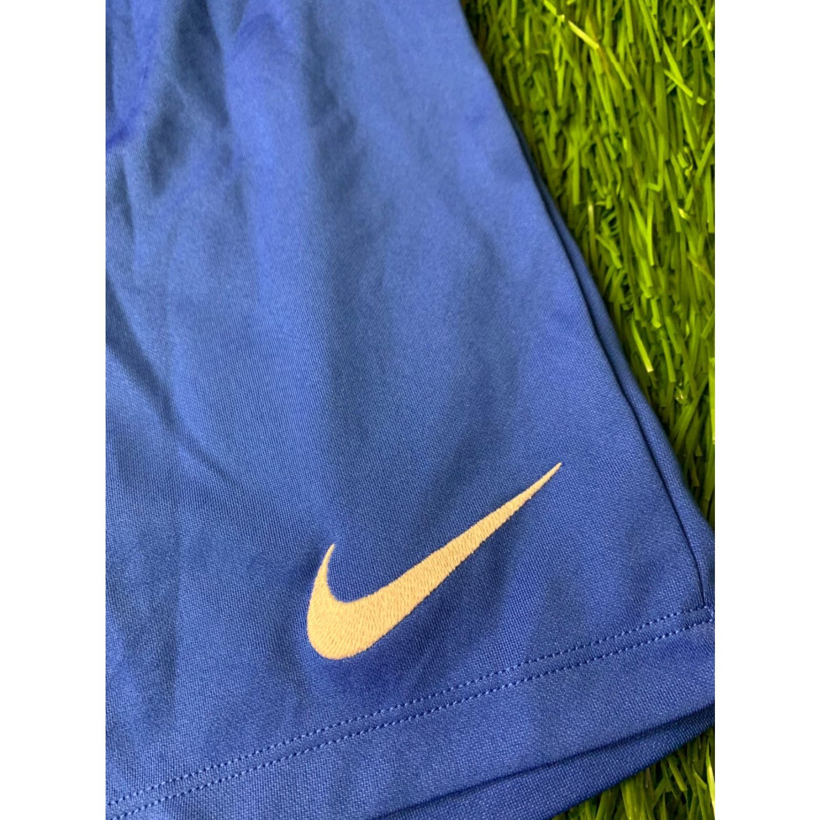 Nike NIKE Dri-FIT Men Football Shorts Training Short Nike Dri-FIT Blue L Size US 33 - 2 Thumbnail