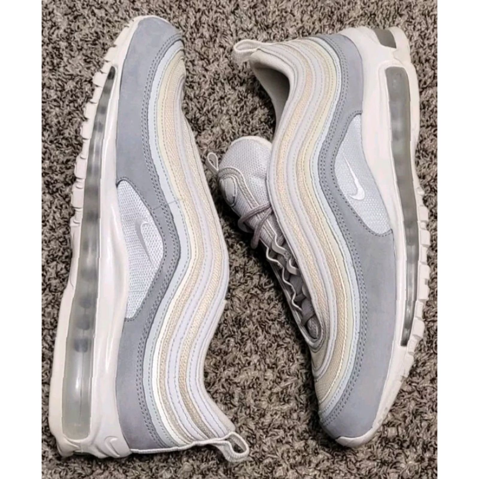 Nike Nike Air Max 97 Premium Light Pumice 2017 11.5 New No Box Men Sneakers Gray Size US 12 / EU 45 - 2 Thumbnail