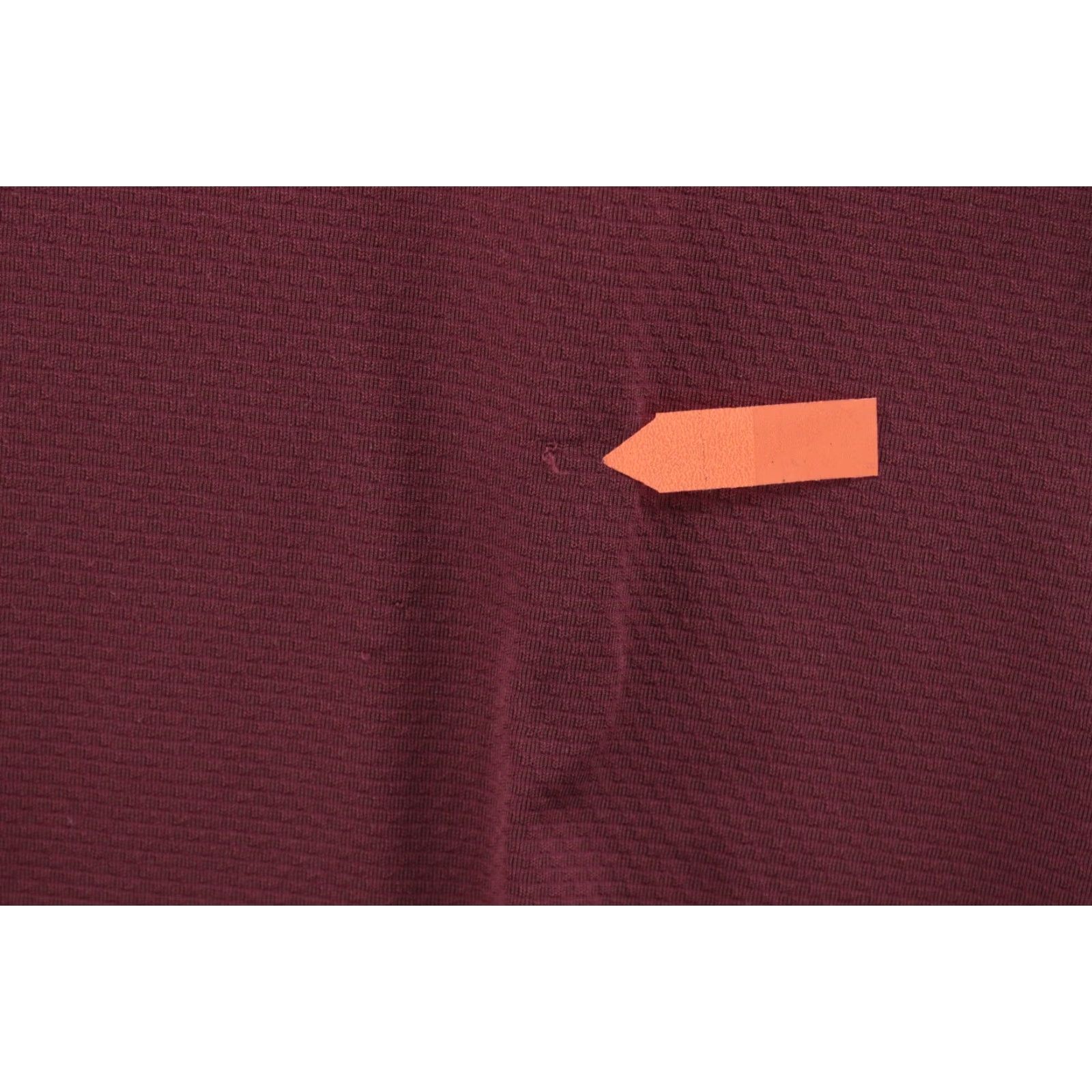 Lululemon Lululemon License to Move T-Shirt Mens Large Burgundy Crew Neck Waffle Knit Size US L / EU 52-54 / 3 - 2 Thumbnail