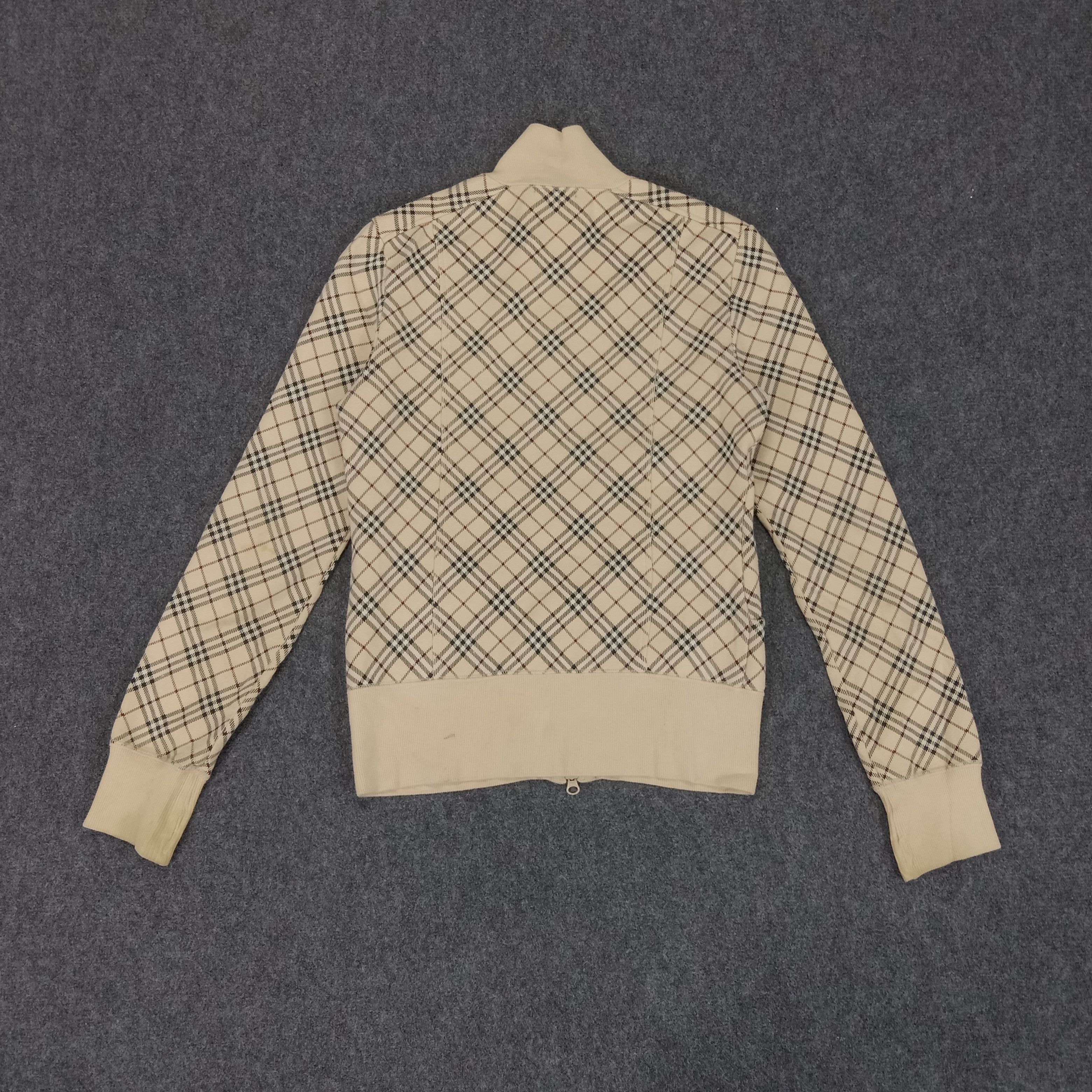 Burberry × Vintage Burberry London Nova Check Blue Label Sweater Size XS / US 0-2 / IT 36-38 - 5 Thumbnail