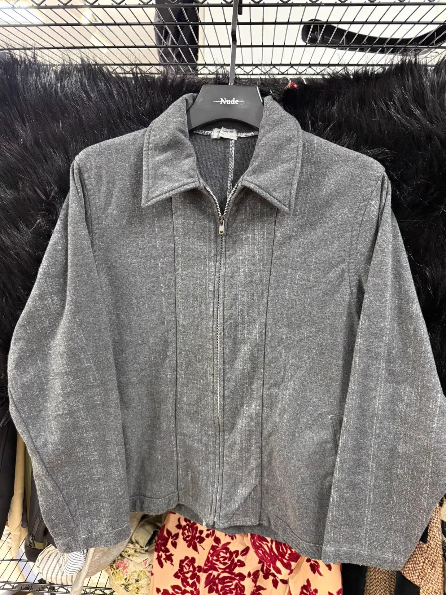 Comme des Garcons Homme Comme des Garçons Homme 90s Vintage Zip-Up Jacket K20 Size US XL / EU 56 / 4 - 1 Thumbnail