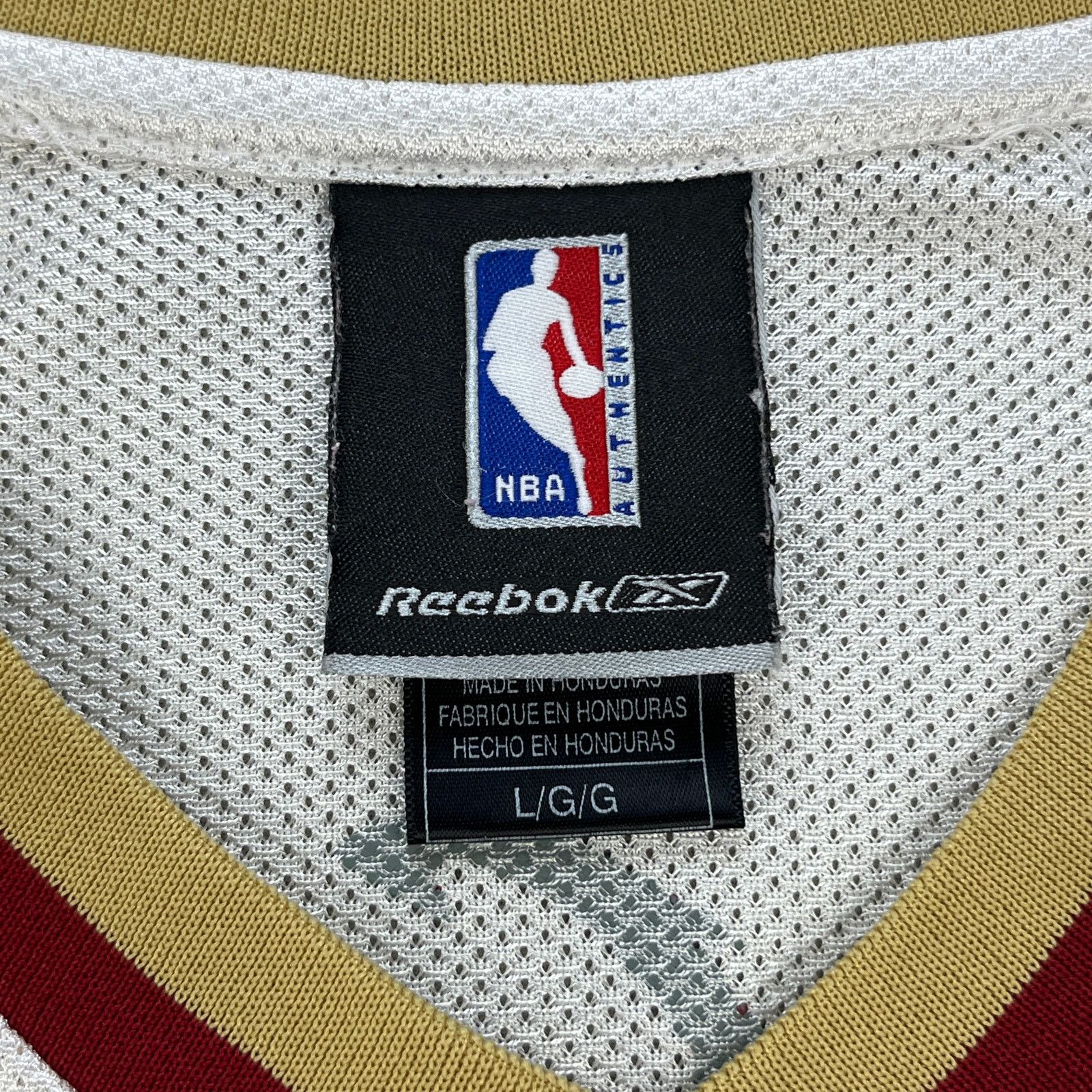 NBA × Reebok Cleveland Cavaliers LeBron James Jersey Large White NBA Size US L / EU 52-54 / 3 - 6 Thumbnail